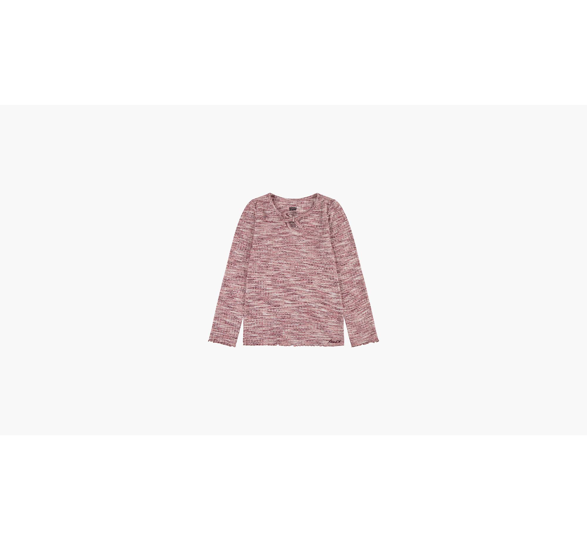 Space Dye Knit Top Big Girls 7-16 - Pink | Levi's® US