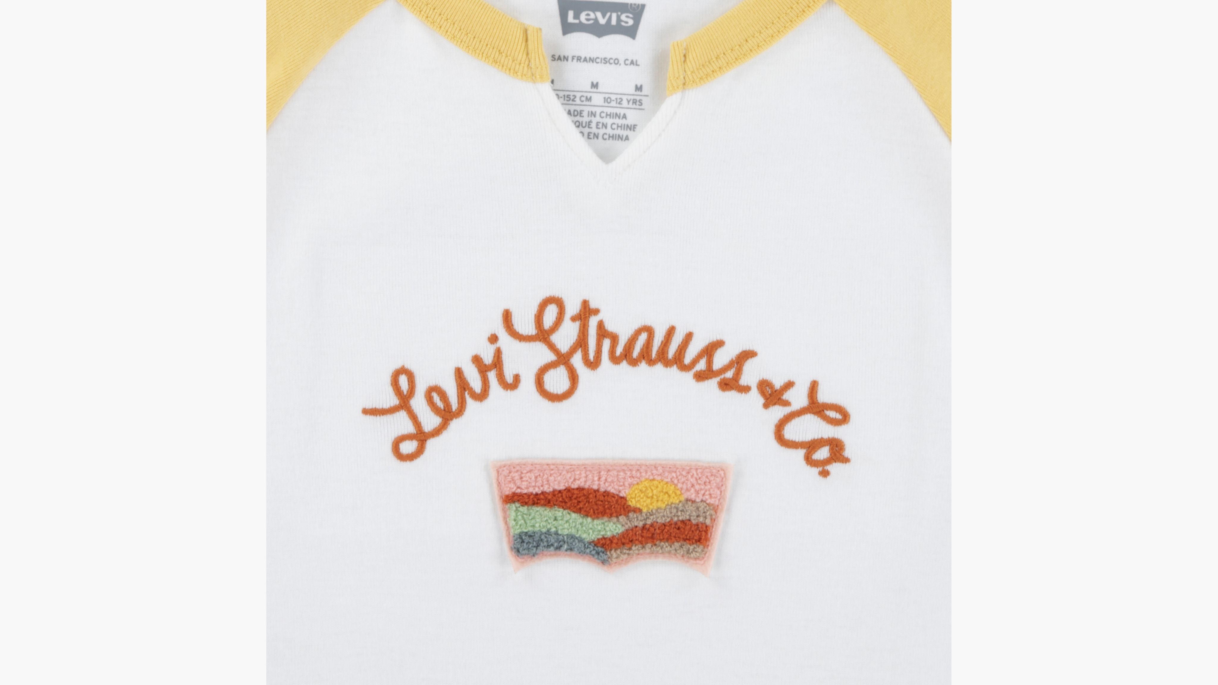 LEVI'S RAINBOW LEVIS TEE BIG GIRLS S-XL T-SHIRT L 