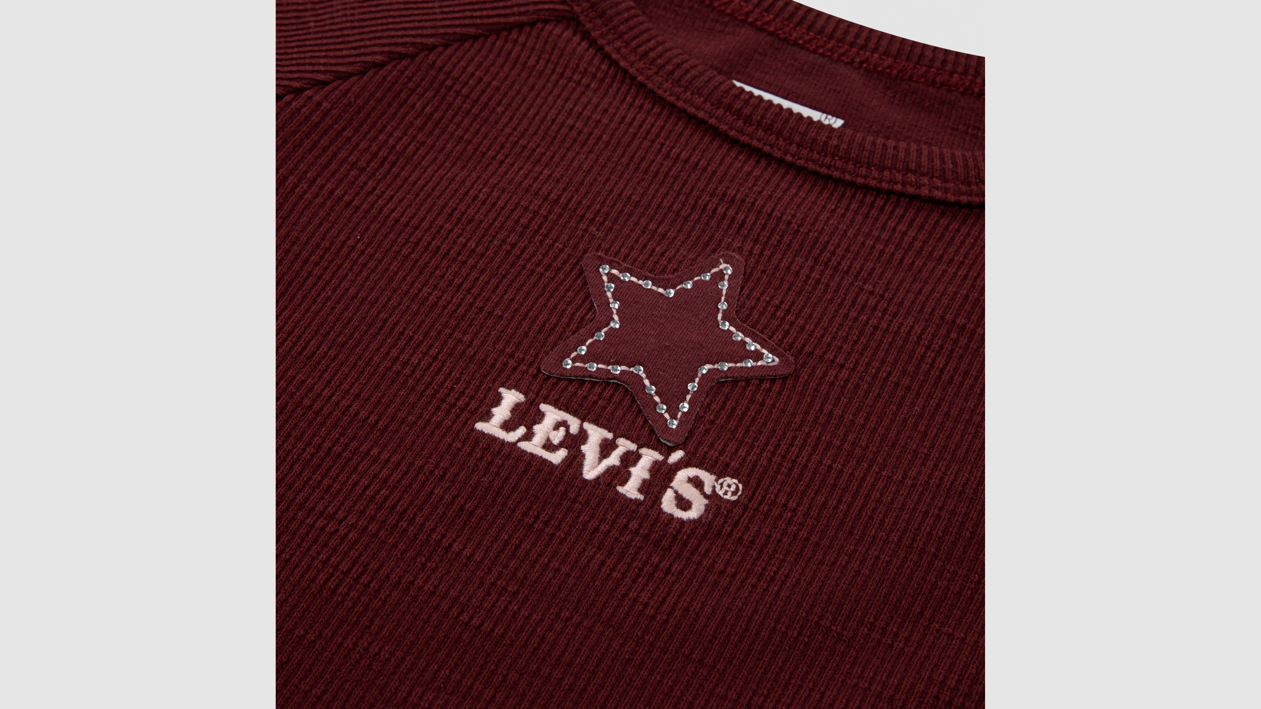 Levi's Levis Color Block Raglan Top Toddler Girls 2t-4t 4t In Burgundy