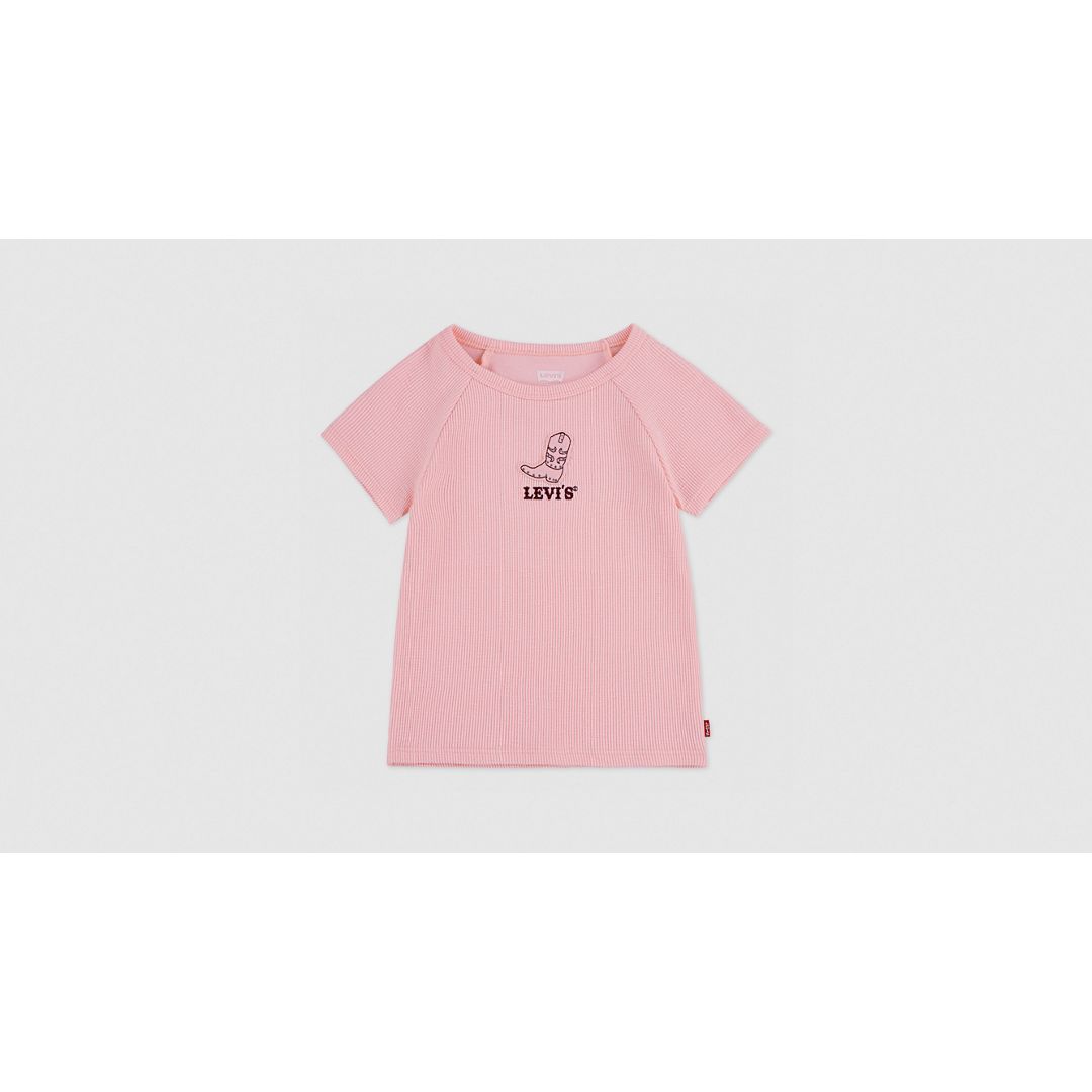 Levi's Levis Color Block Raglan Top Little Girls 4-6x 6x In Pink