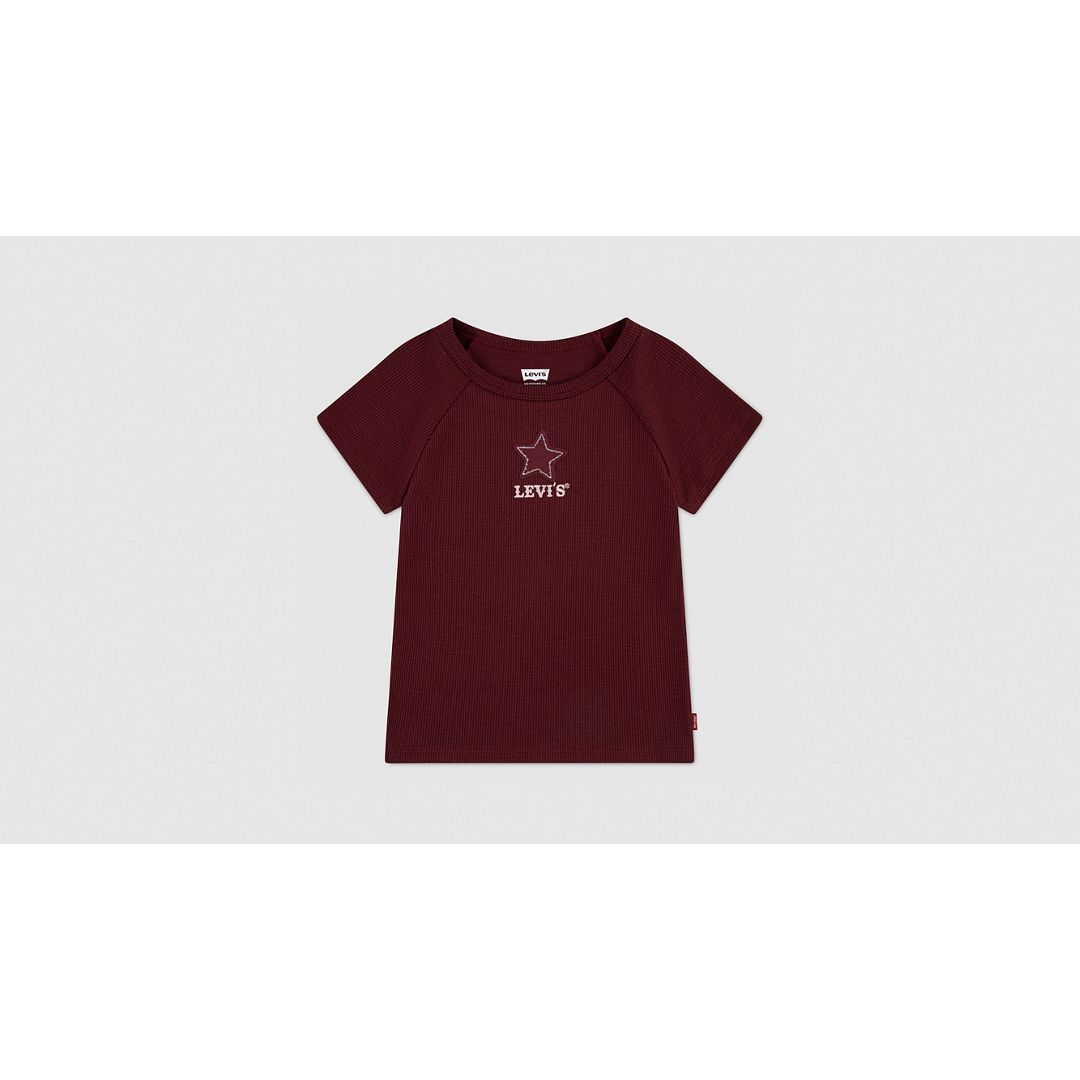 Levi's Levis Color Block Raglan Top Little Girls 4-6x 6x In Brown