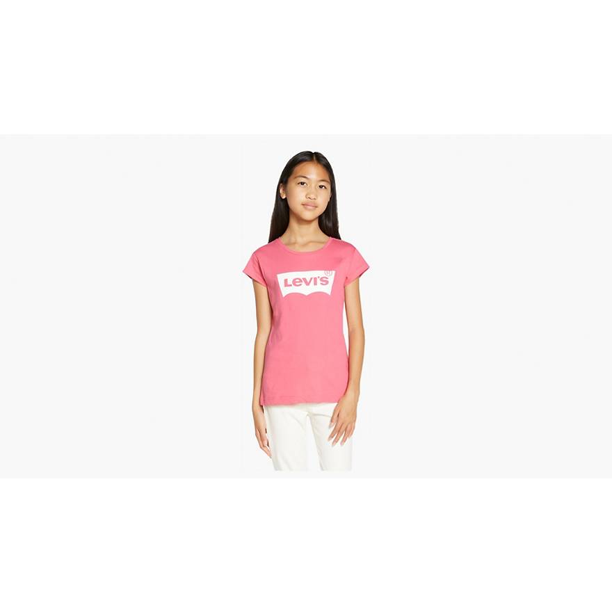 Levi's® Logo T-shirt Big Girls S-xl - Pink | Levi's® US