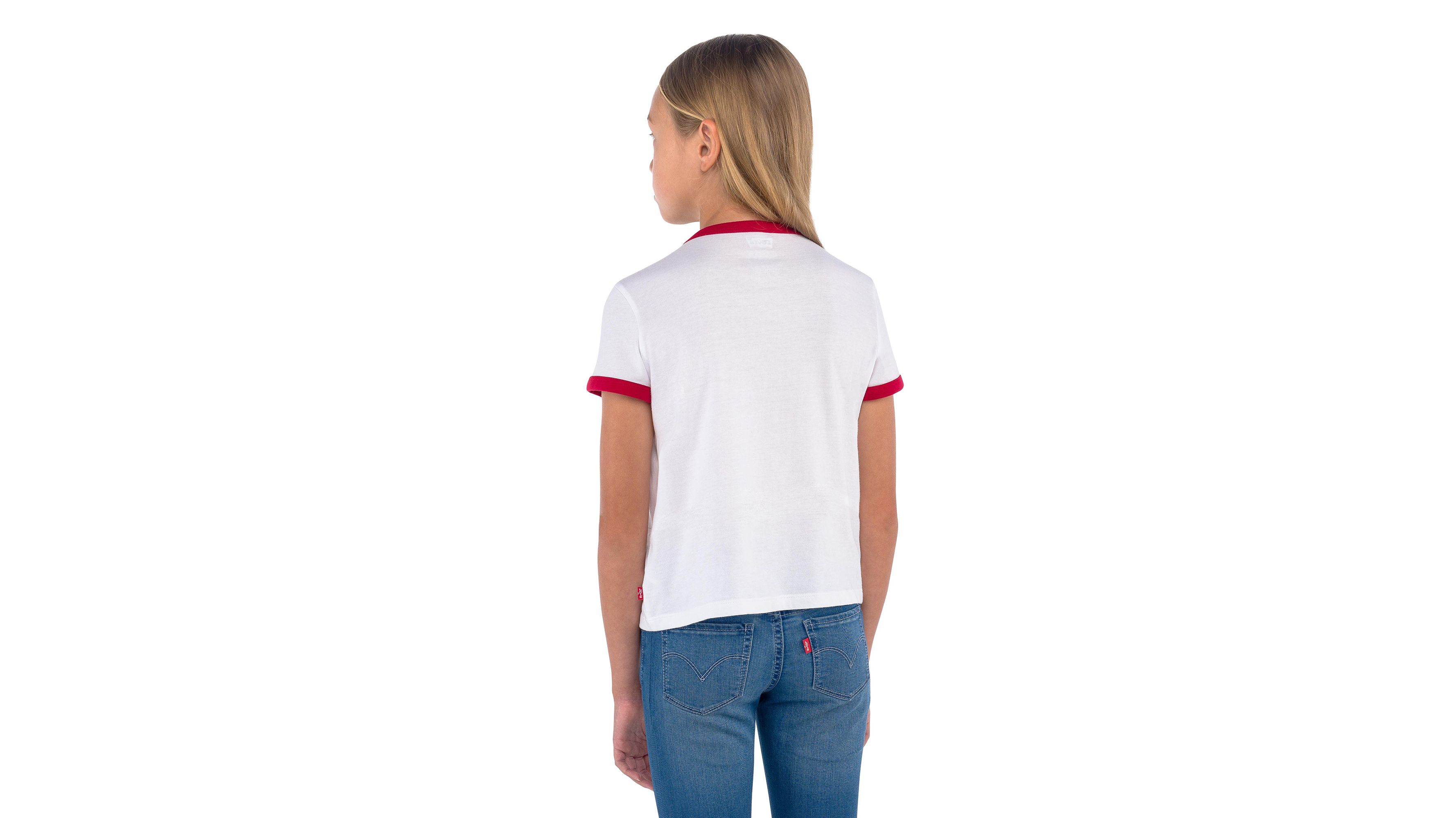 Retro Ringer T-shirt Big Girls S-xl - White | Levi's® US