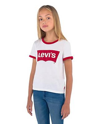 Levi's Kids Lvg SS rglan HGH Rise Te Shirt Junior Fille