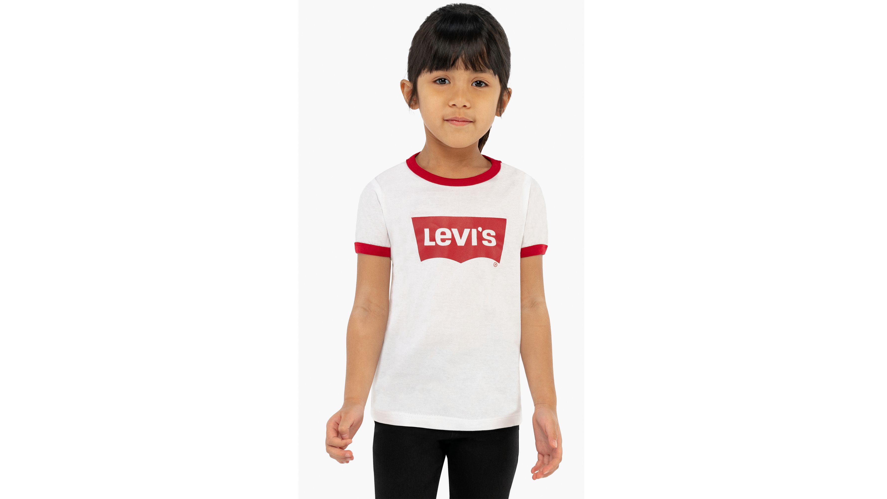 Levi's Kids - T-shirt Ringer Garçon 10-16 Ans - Manches Et Col Contrastés, Logo Levi's