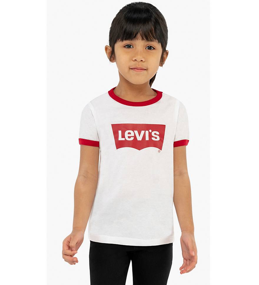 Levi's® Oversized Batwing Ringer Tee Little Girls 4-6x 1