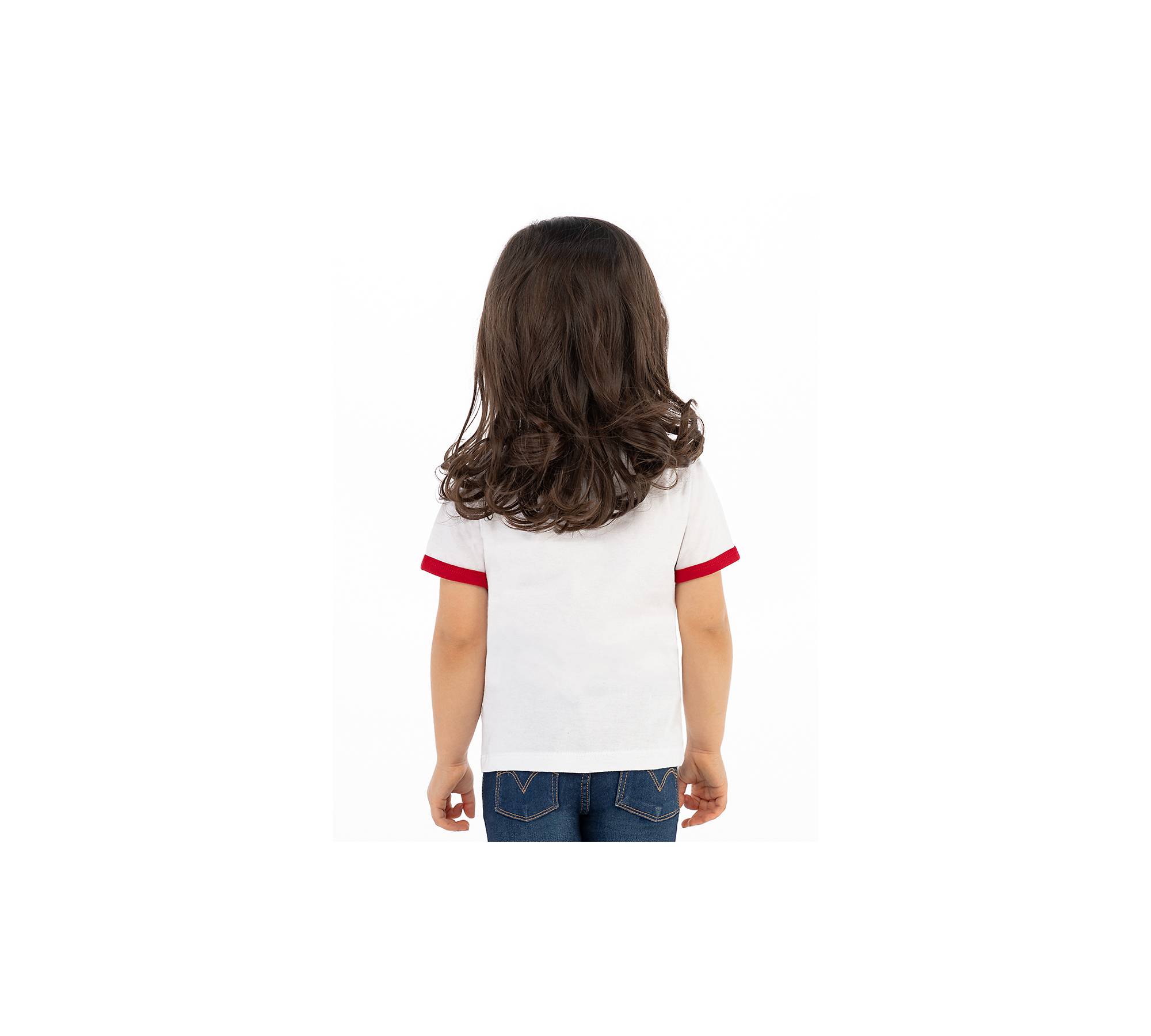Toddler Girls 2t-4t Retro Ringer Tee Shirt - White | Levi's® US