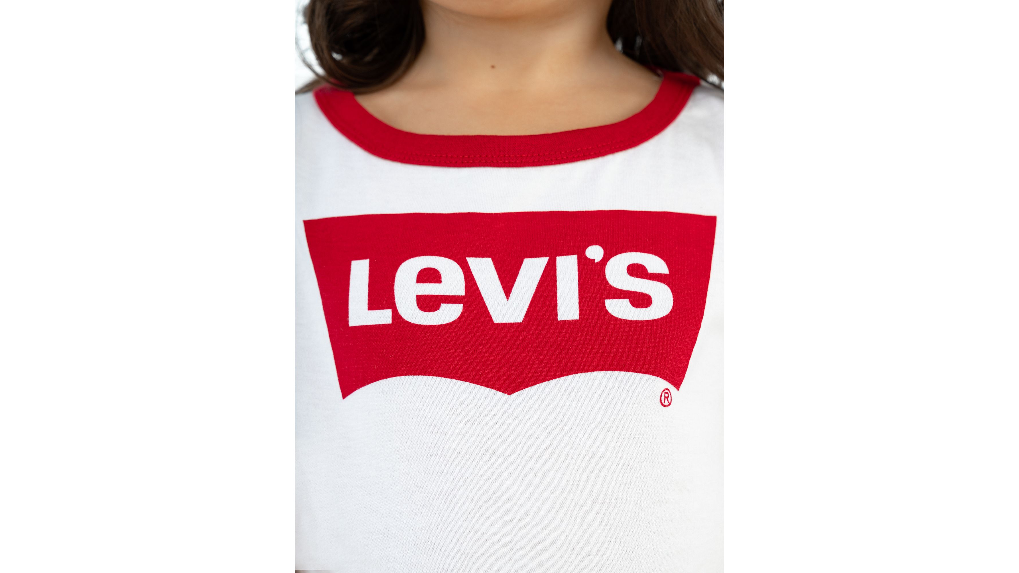 Toddler Girls 2t-4t Retro Ringer Tee Shirt - White | Levi's® US