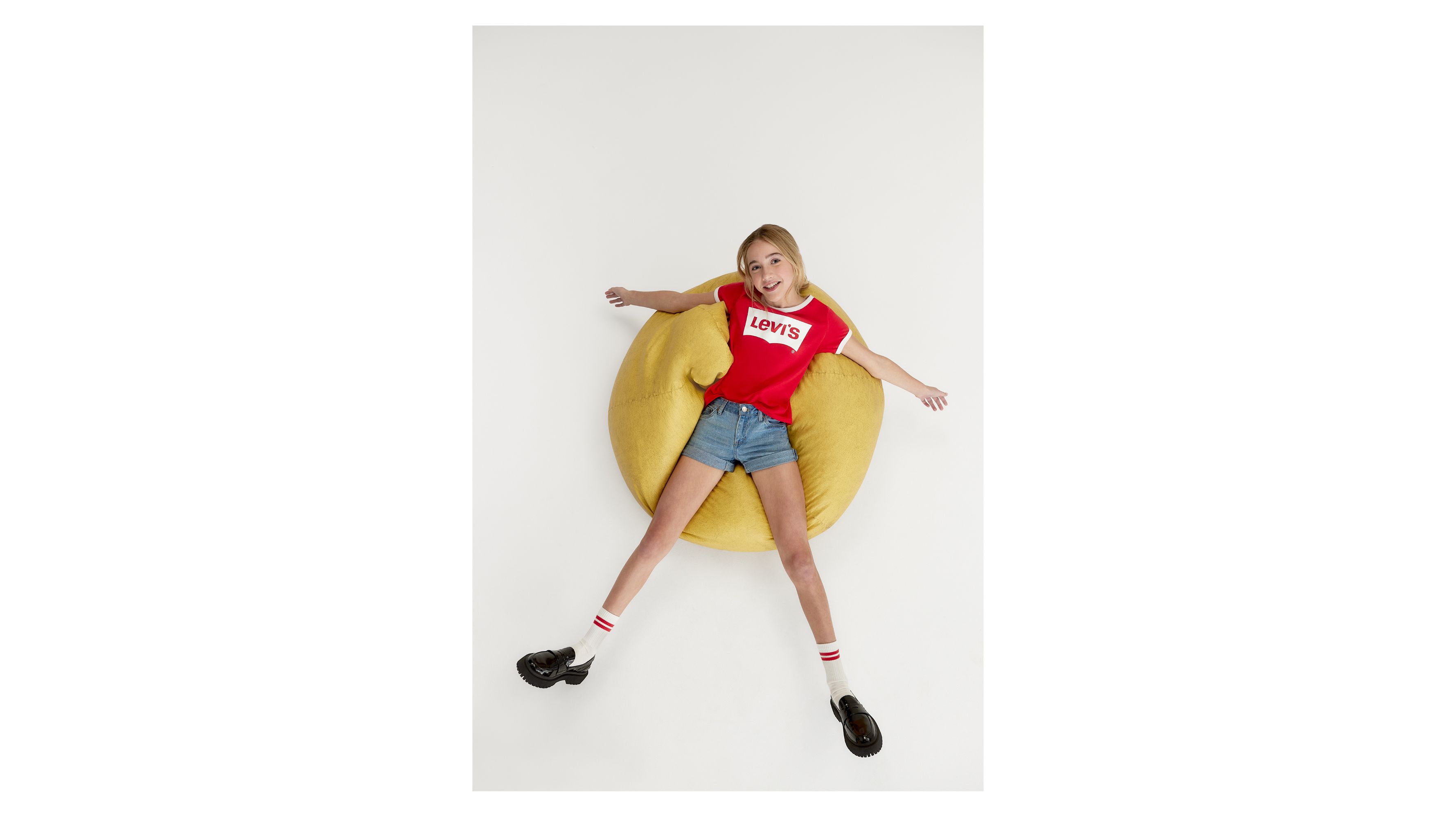 Retro Ringer T-Shirt Big Girls S-XL 3