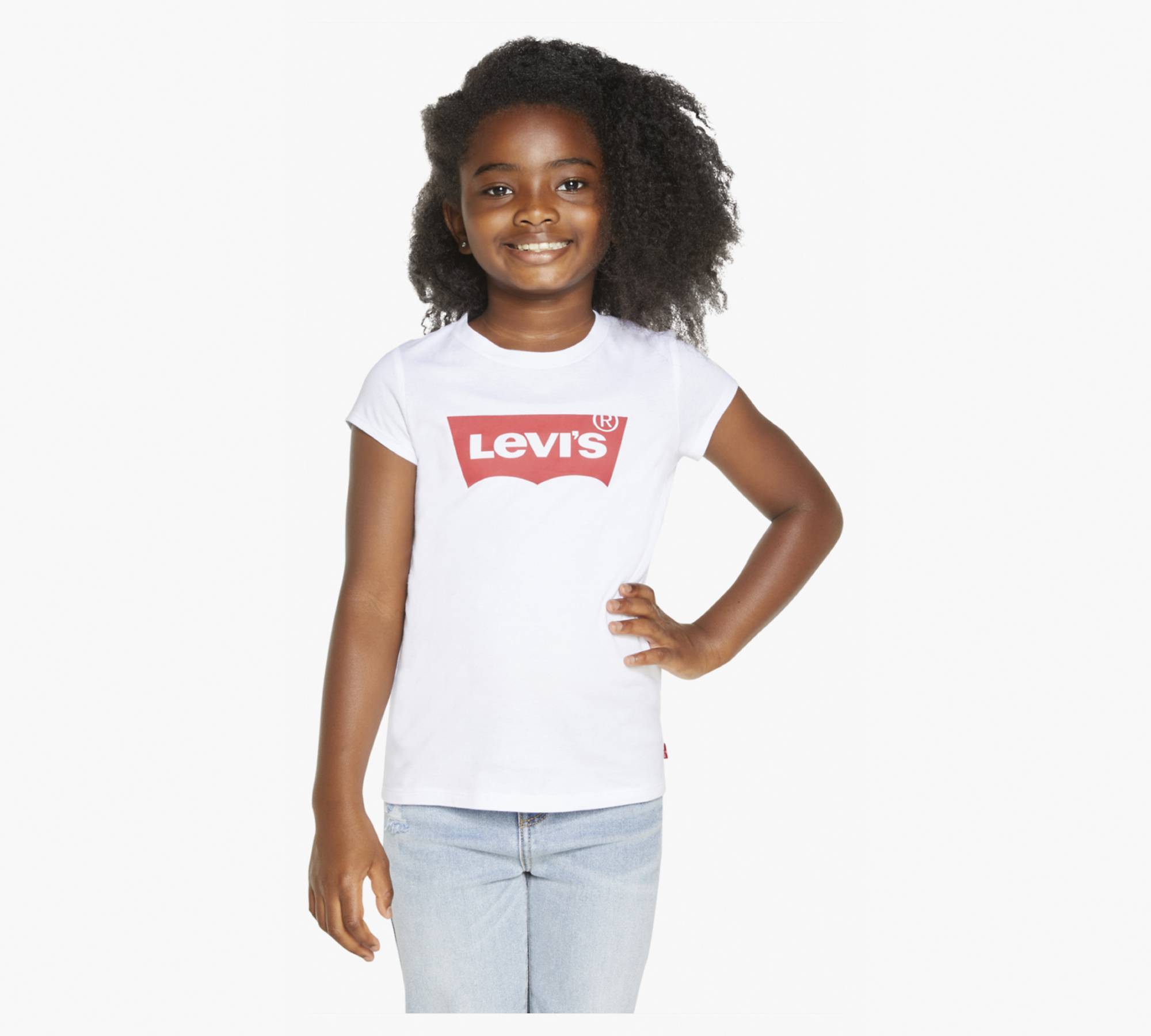 Logo T-shirt Girls White | Levi's® US