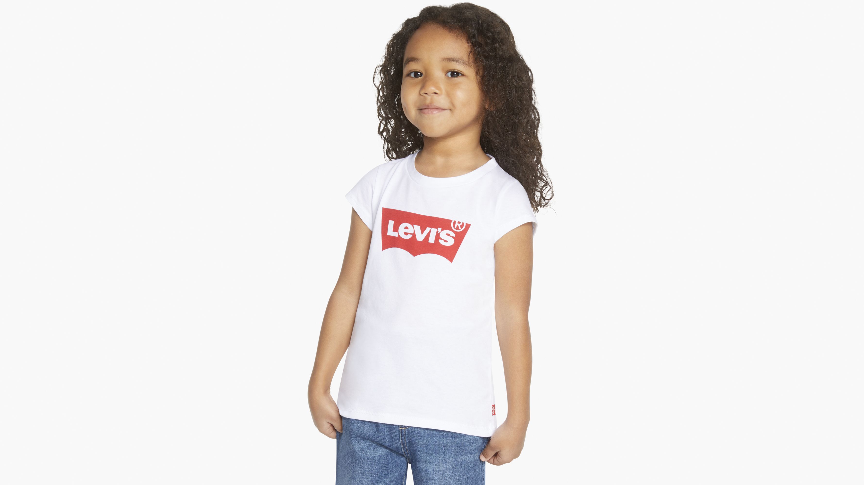 Levi's® Logo T-shirt Toddler Girls 2t-4t - White | Levi's® US