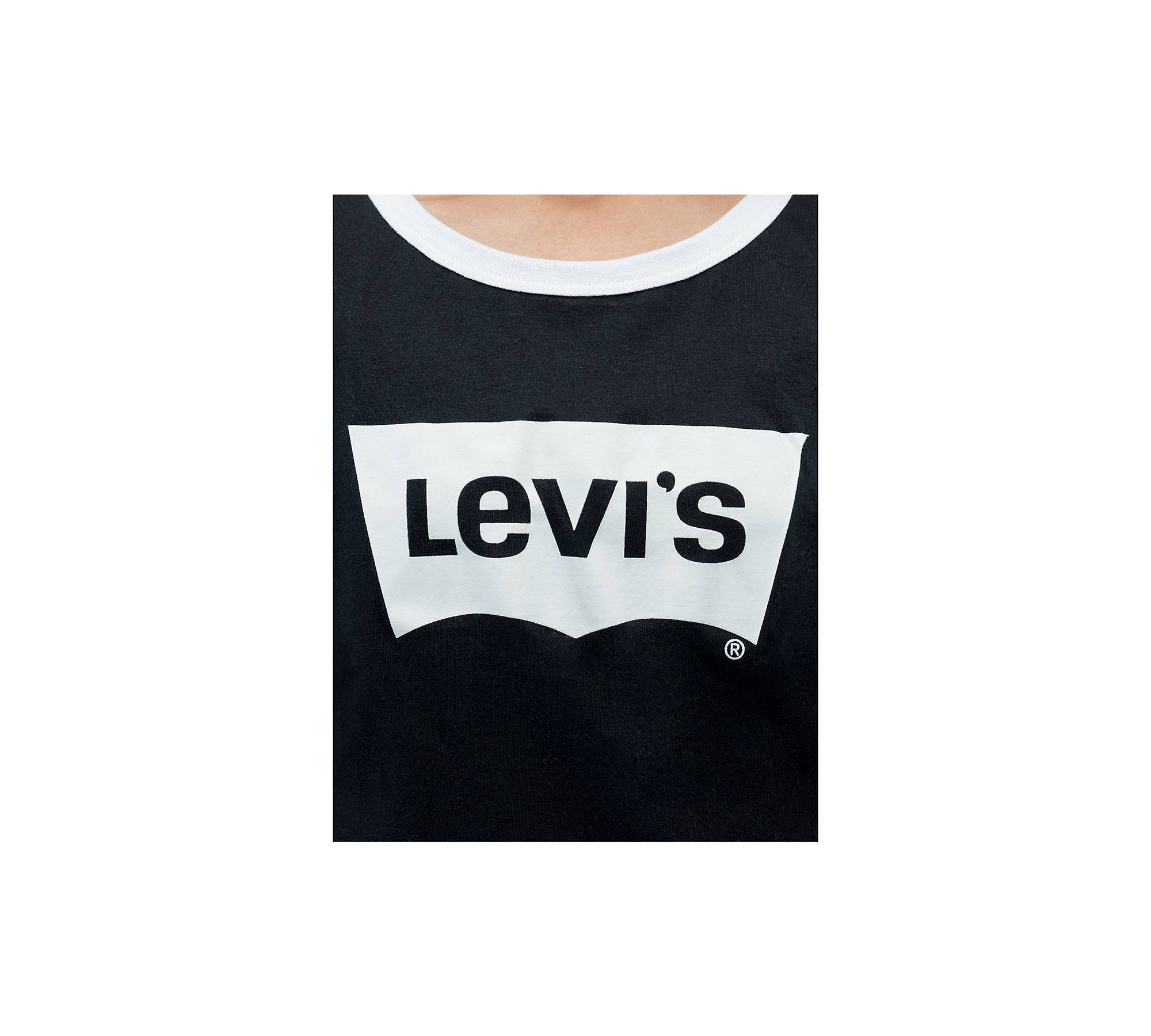 Retro Ringer T-shirt Big Girls S-xl - Black | Levi's® US