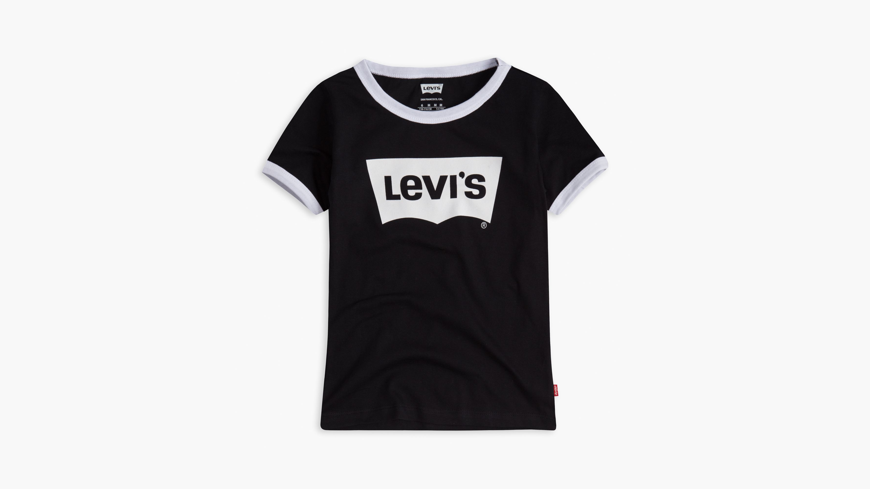 Little Girls 4-6x Levi’s® Retro Ringer Tee Shirt 1