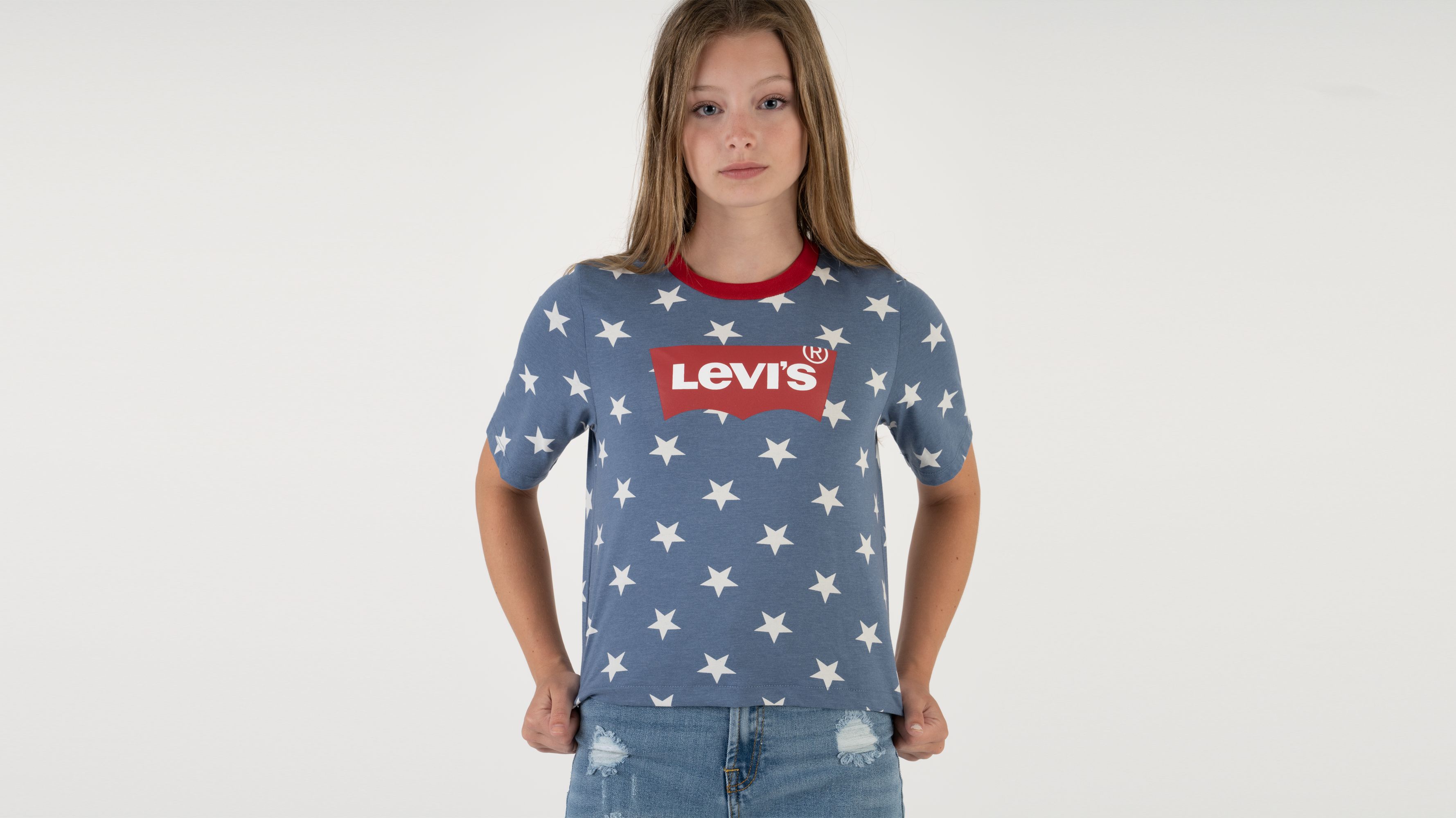 Big Girls S-xl Star High Rise Top - Blue | Levi's® US