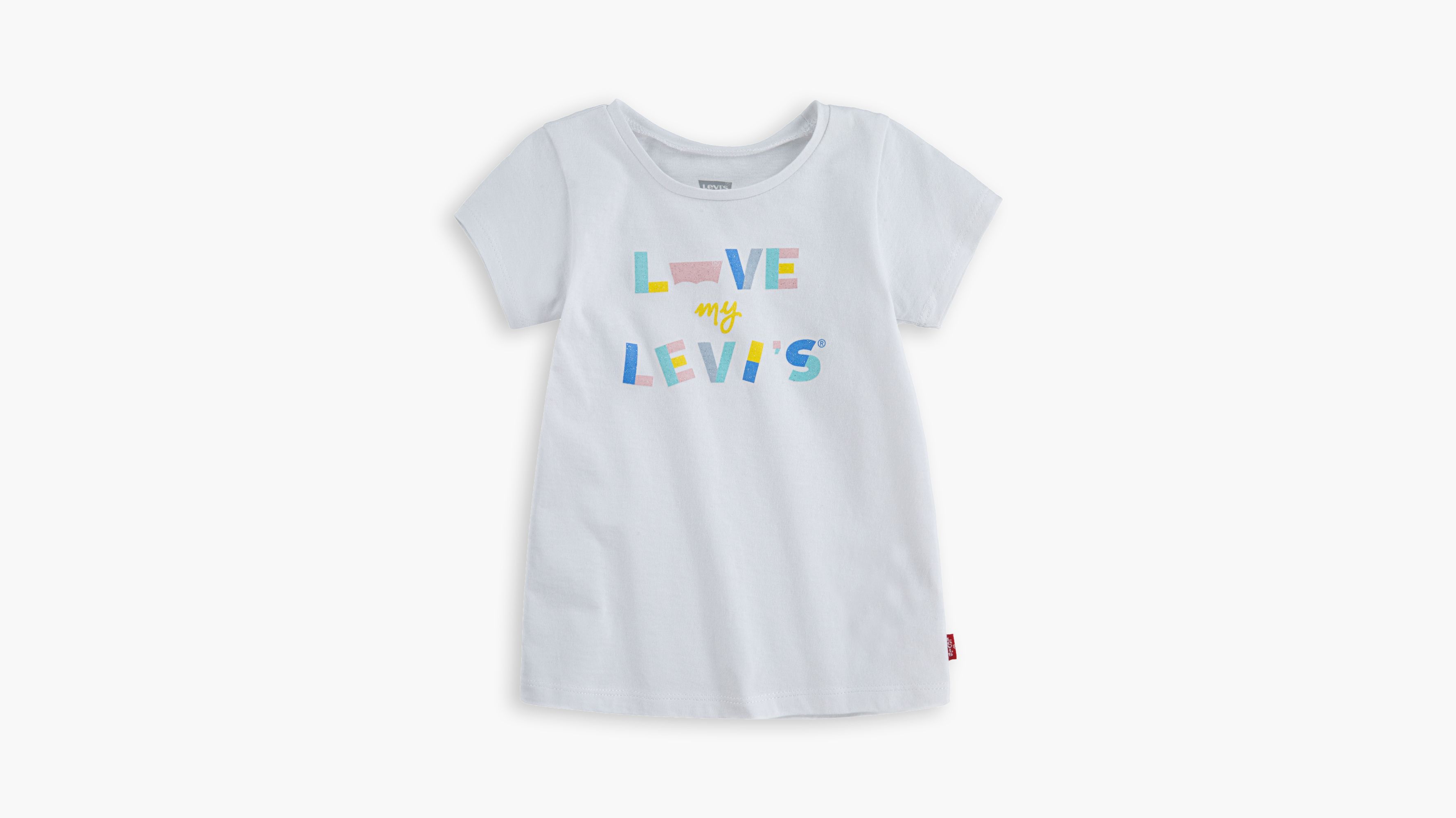 levi glitter t shirt