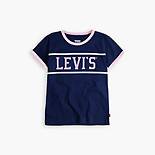 Big Girls S-XL Levi's® Ringer Tee Shirt 1