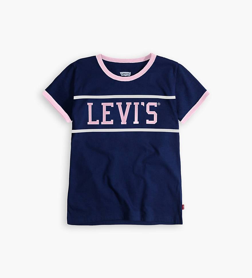 Big Girls S-XL Levi's® Ringer Tee Shirt 1