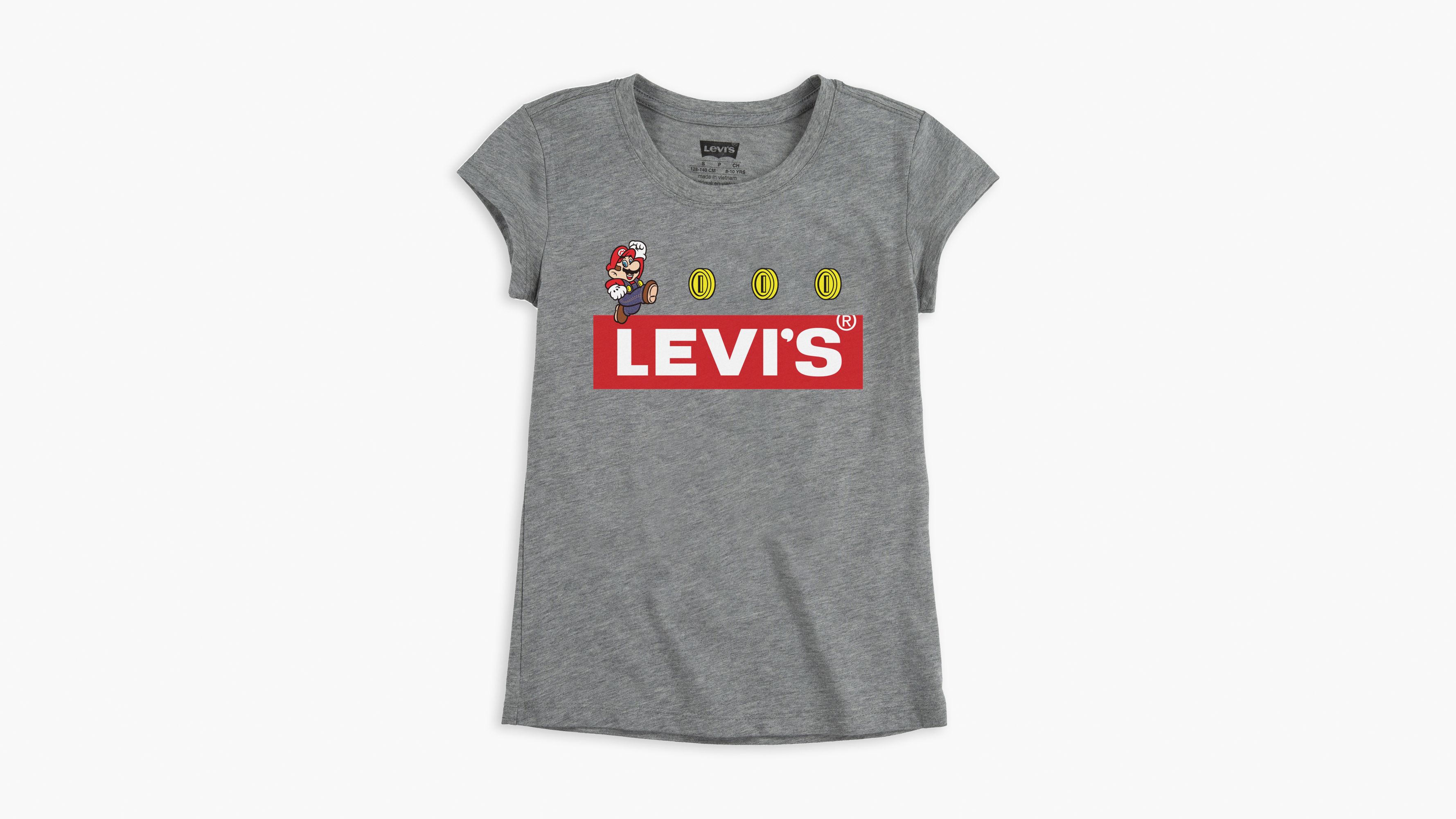 Levi's® X Super Mario Graphic Tee Shirt - Black