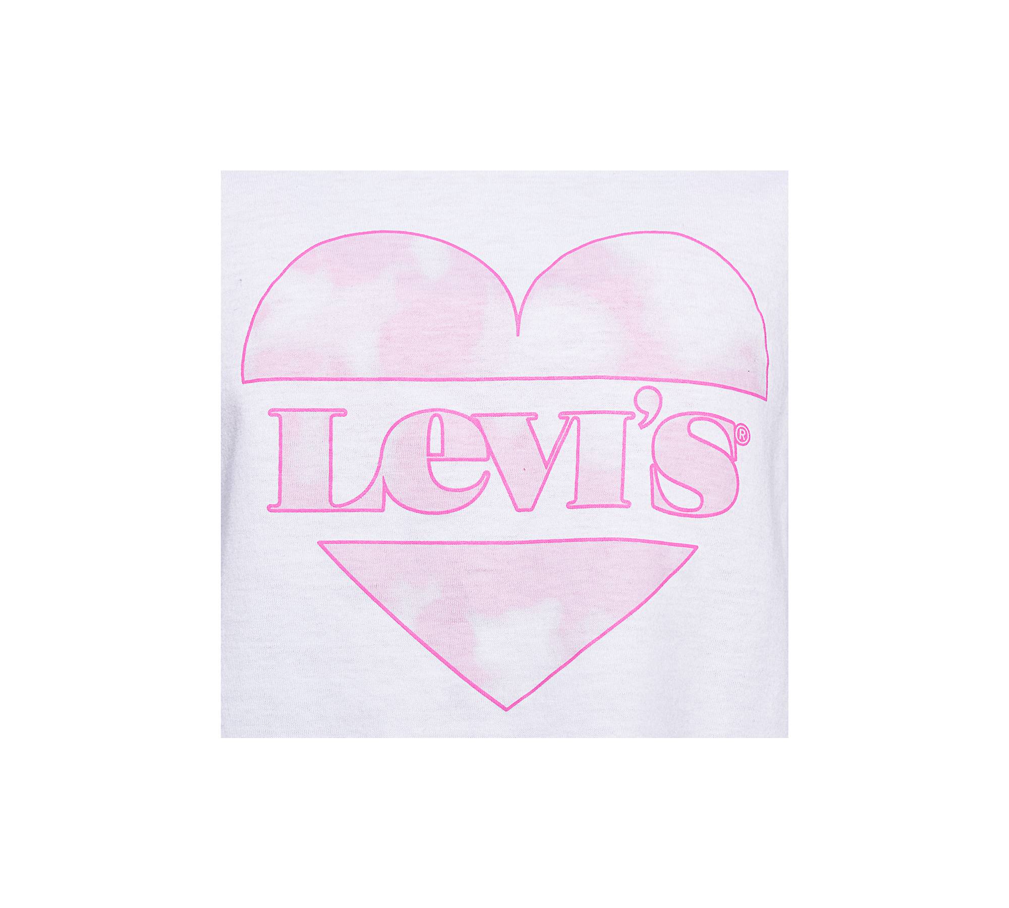 Little Girls 4-6x Long Sleeve Cropped T-shirt - White | Levi's® US