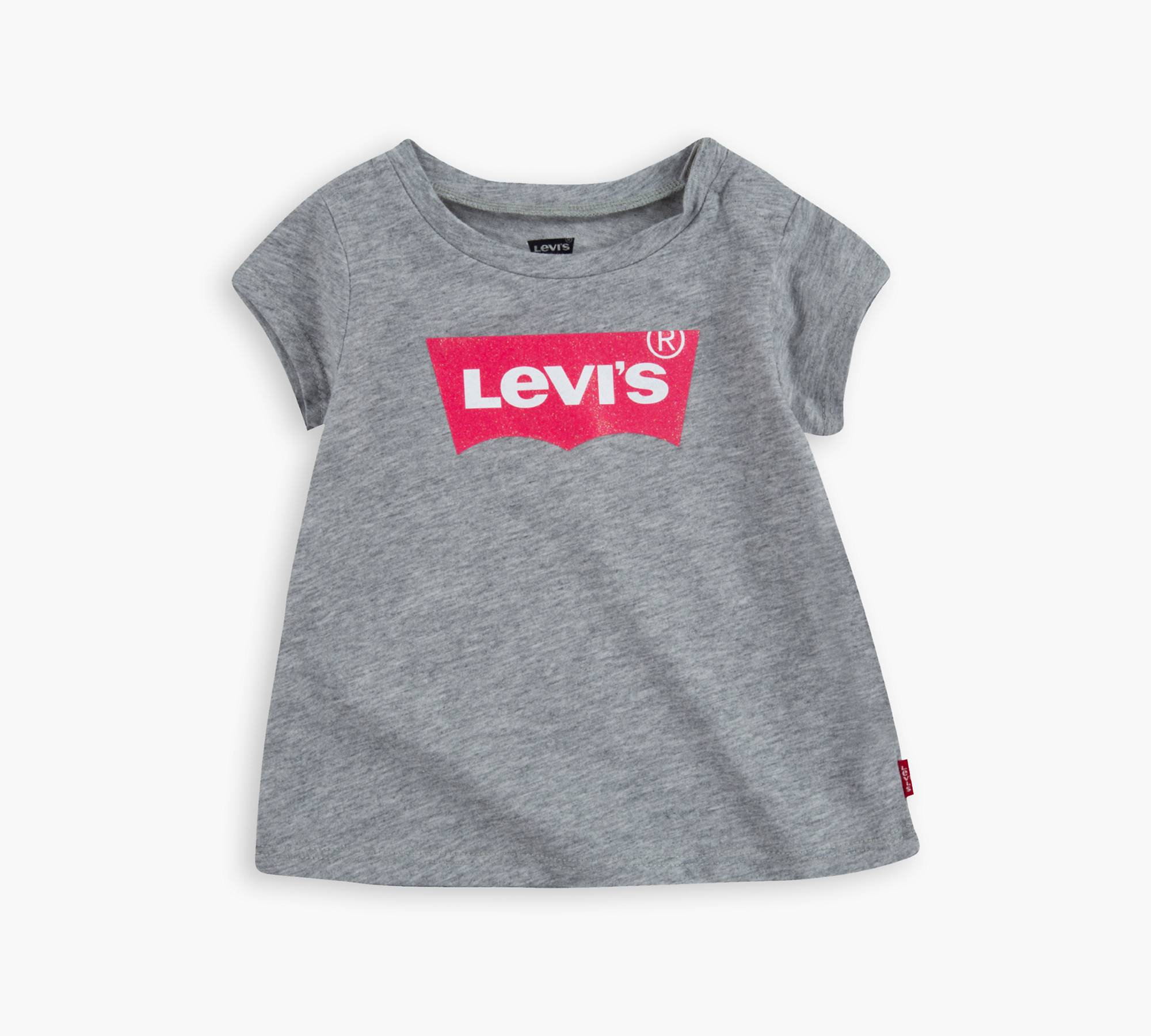 Levi's® Short Sleeve Batwing Baby A-Line Tee 12-24M 1