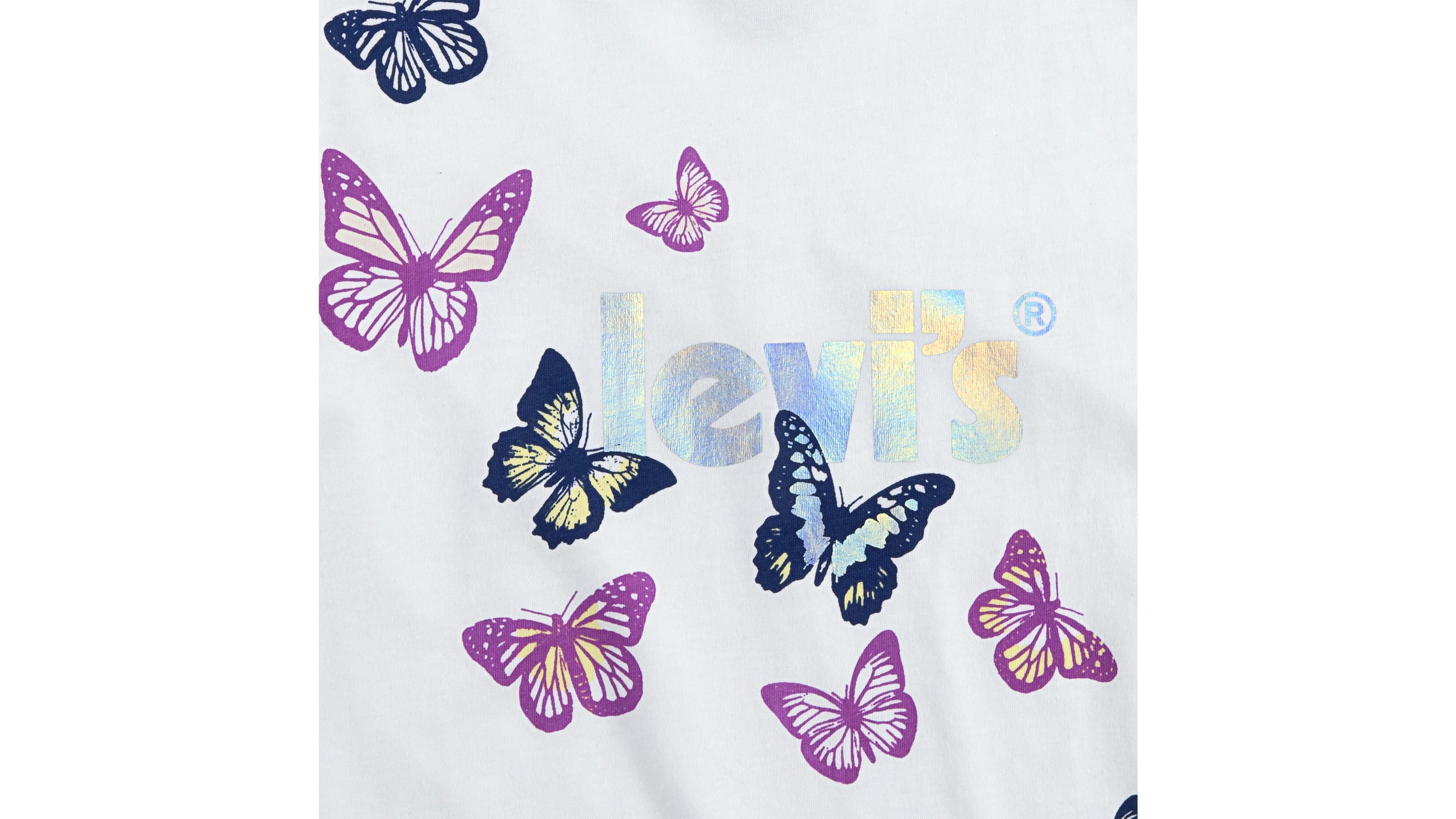 Butterfly Graphic T-Shirt Big Girls S-XL 5
