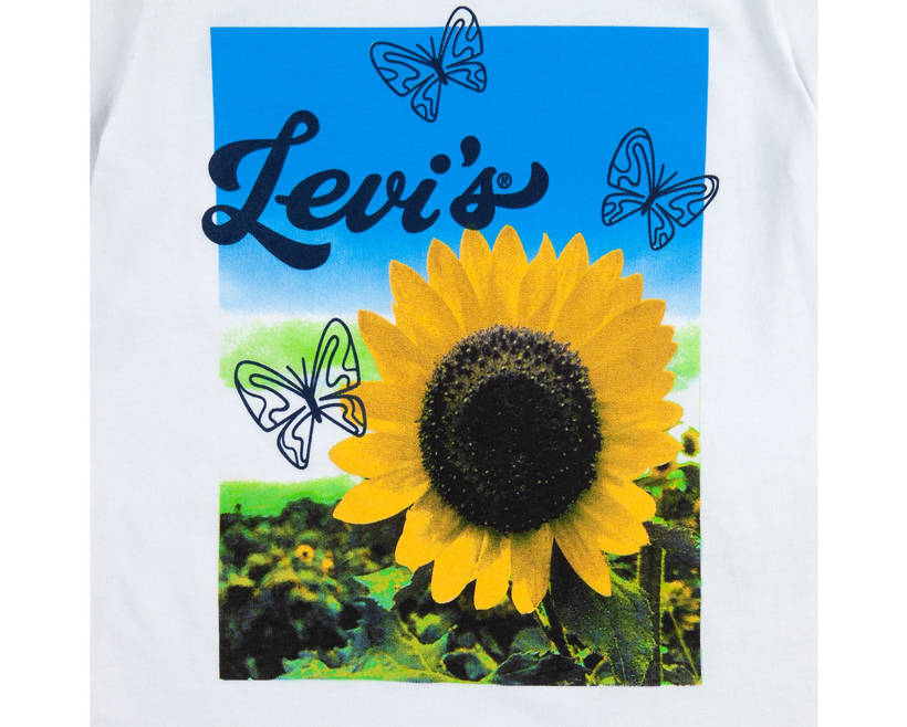 spin Breddegrad Forvirre Levi's Sunflower Graphic T-Shirt Big Girls S-Xl - Big Apple Buddy
