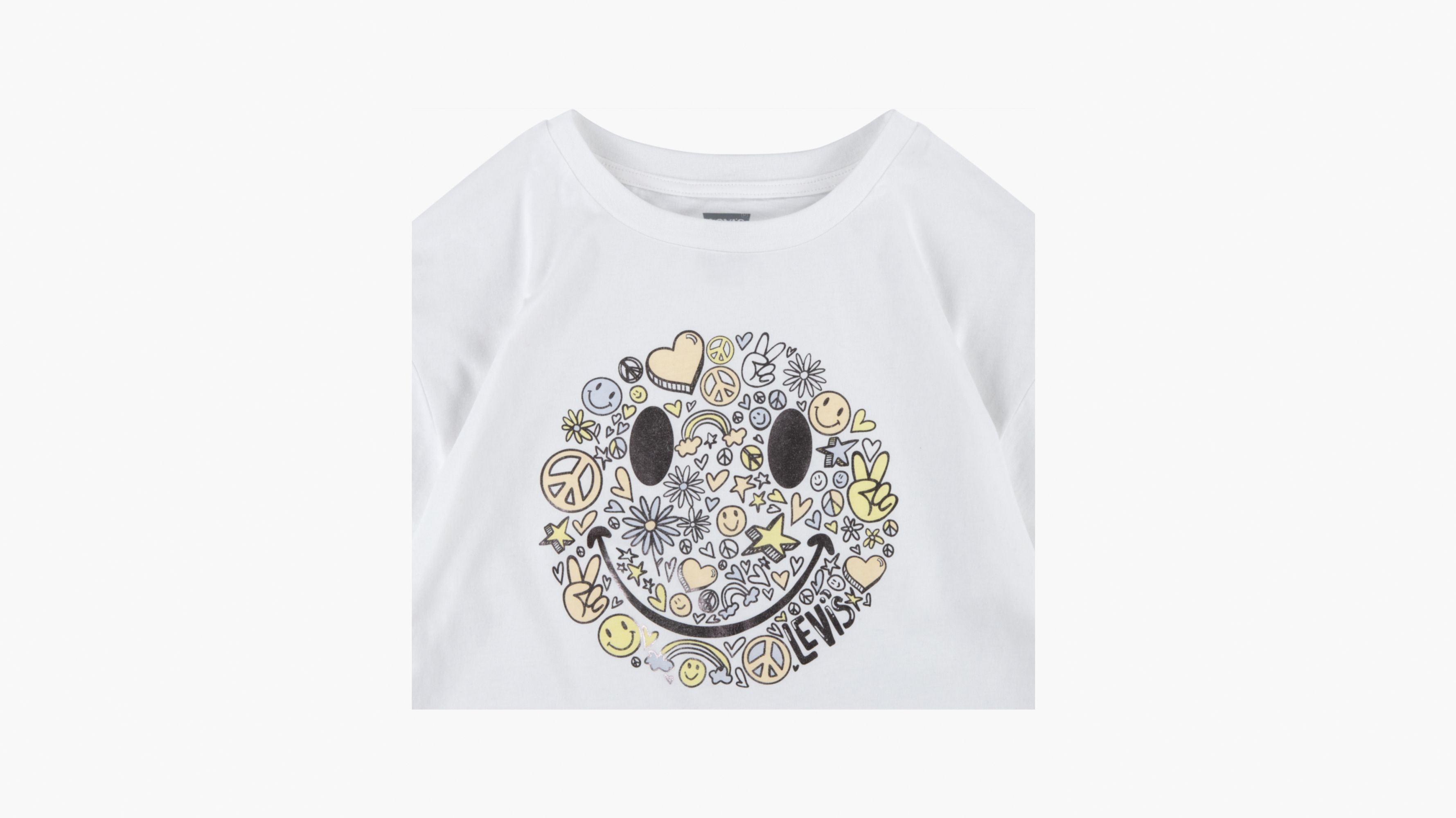 LV Big Smiley Graphic Tee – Distressed Mommas