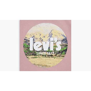 Levi's® Mountain Logo Short Sleeve Tee Little Girls 4-6x 3
