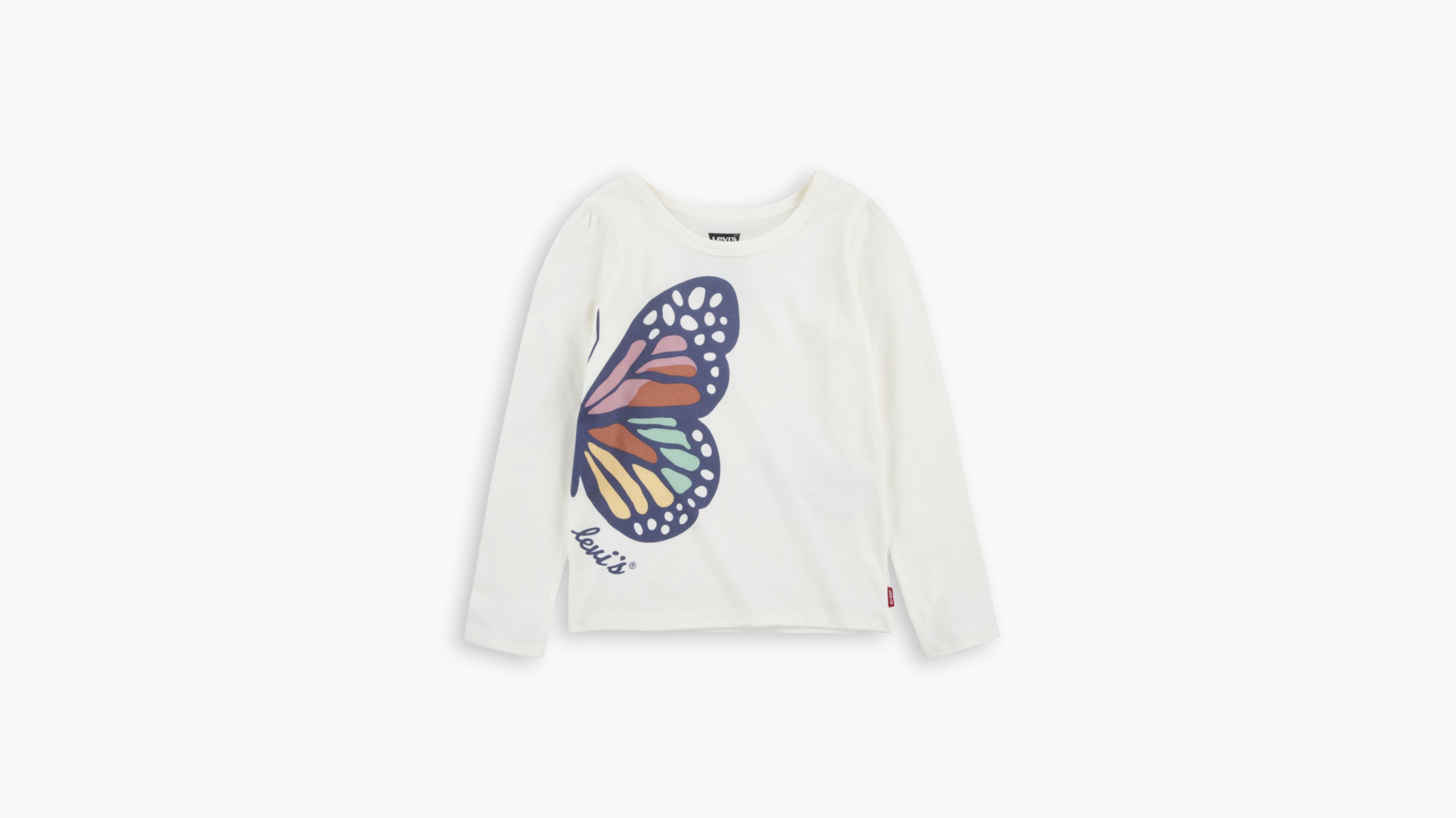 buddix Arch Logo Butterfly EMB LS Tee 白L buddix Arch Logo
