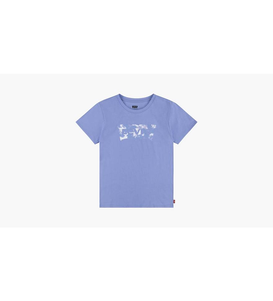 Batwing Tie Dye Logo Tee Big Girls S-xl - Blue | Levi's® US