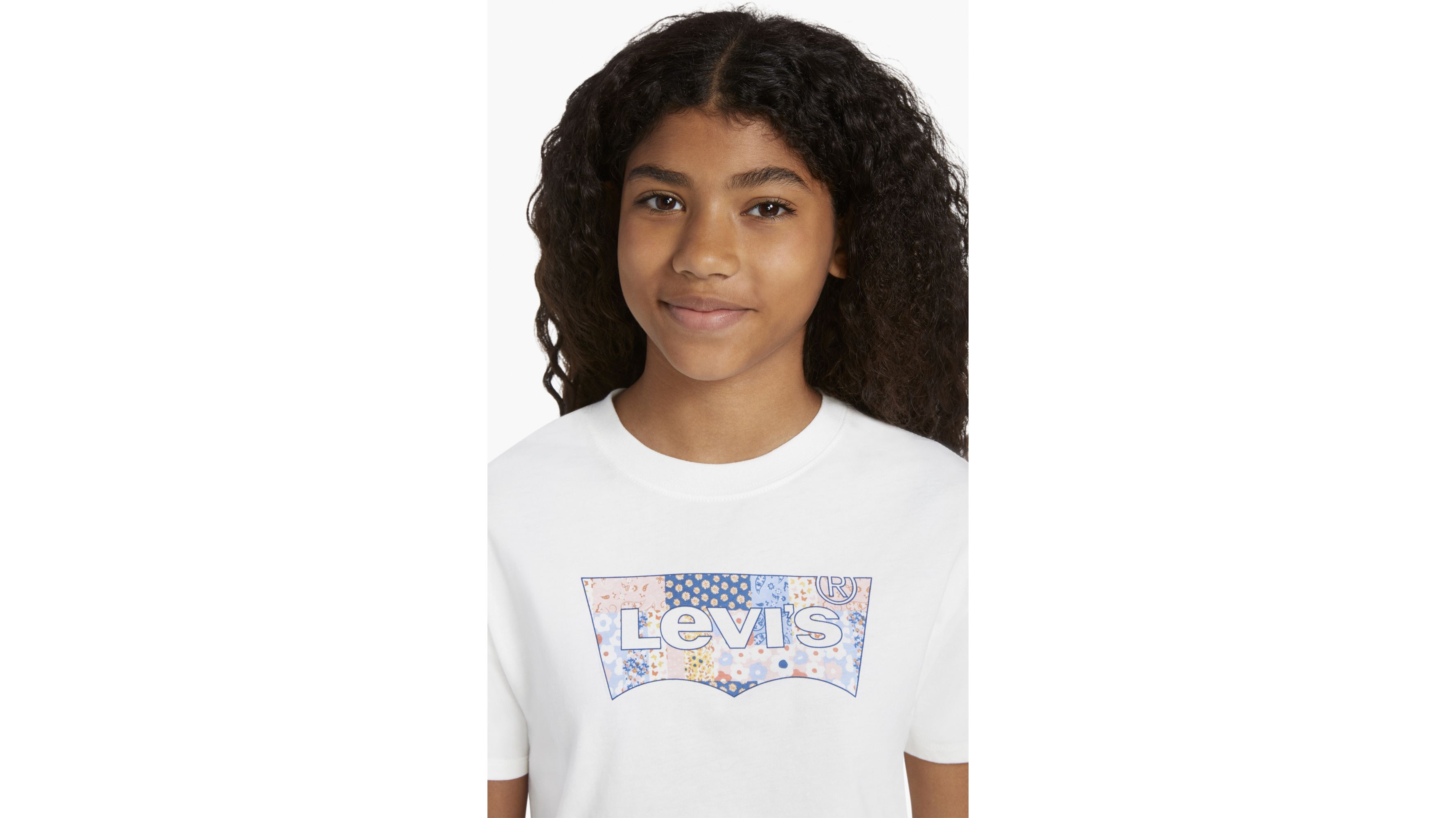 Meet And Greet Logo Tee Big Girls Sxl White Levi's® US