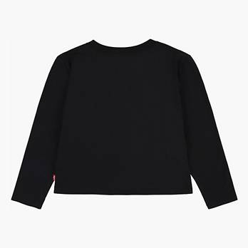 Levi's® Glitter Batwing Logo Long Sleeve T-shirt Little Levi's® Glitter Batwing Logo Long Sleeve T-shirt Little