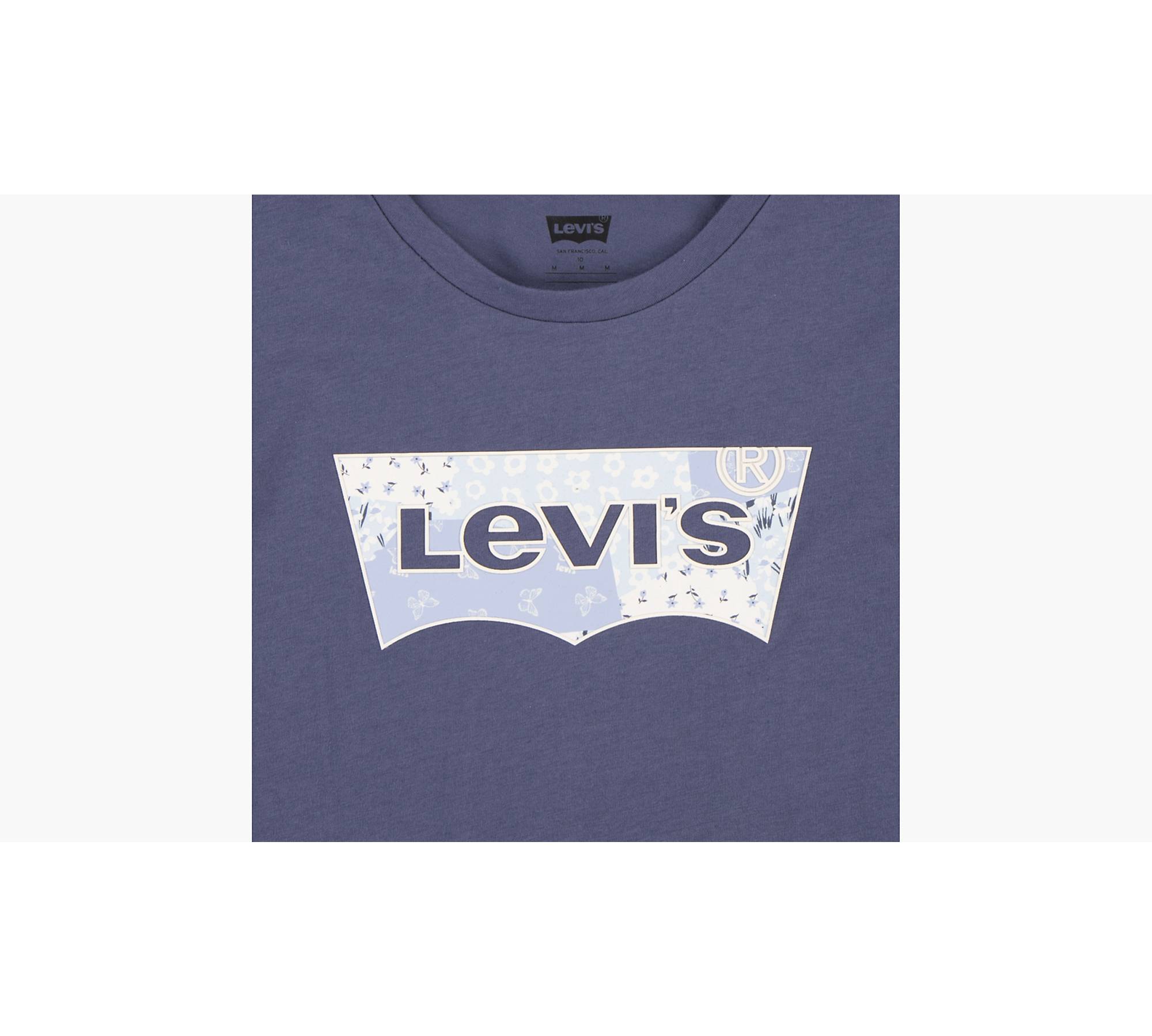 Levi's® Bandana Batwing T-shirt Big Girls 7-16 - Blue | Levi's® US