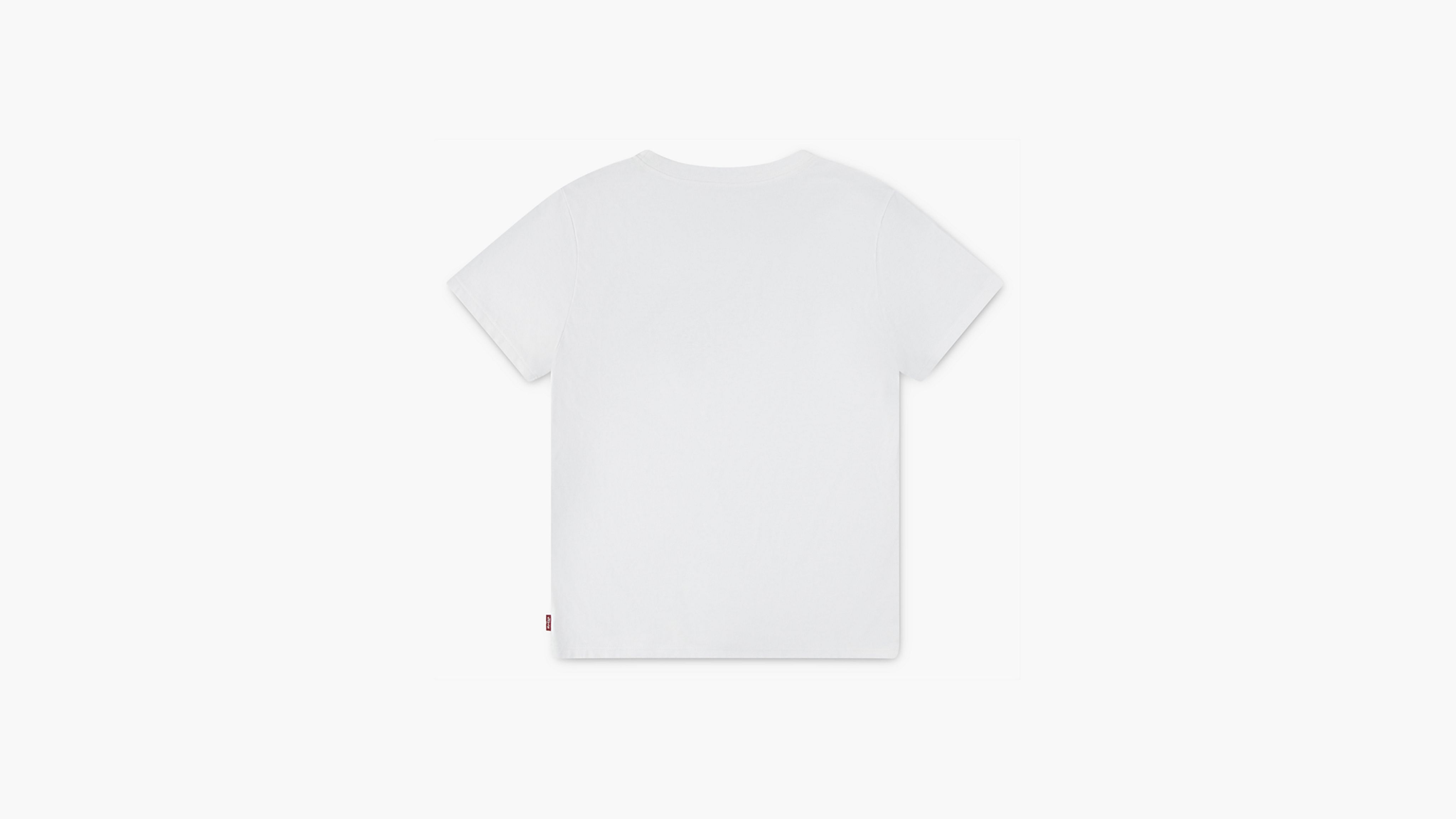 Levi's Batwing Tee Little Girls 4-6x T-shirt 6 In Bright White