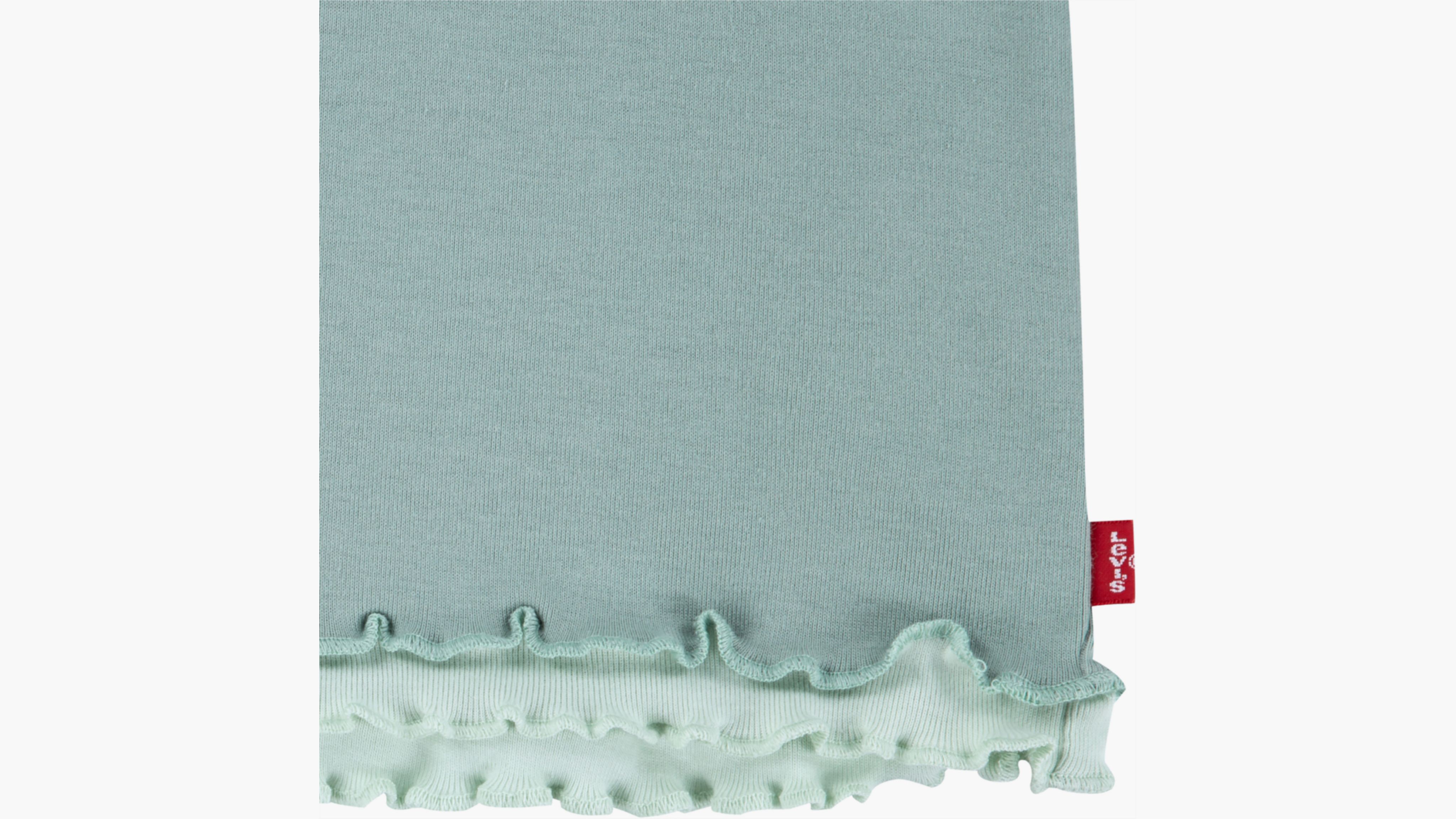 Levi's Double Layer Knit Top Big Girls S-xl Xl In  Green Mile