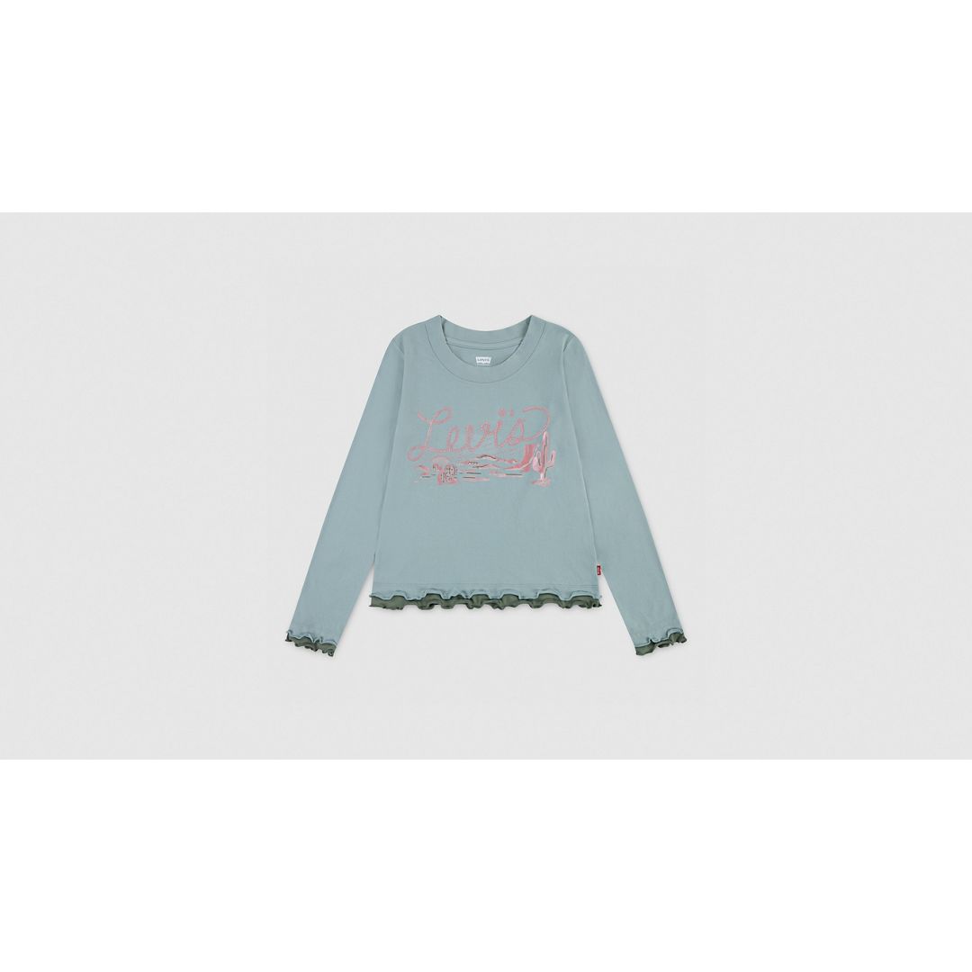 Levi's Twofer Tee Big Girls S-xl T-shirt M In Blue