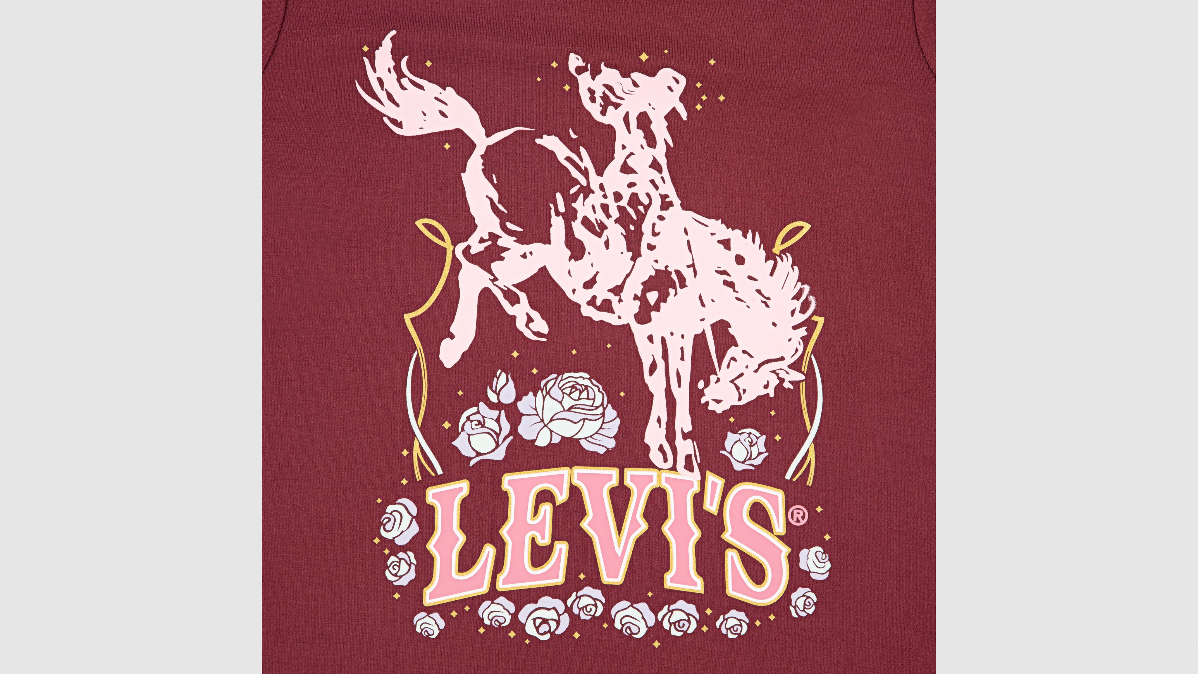 Ls Horse Tee Big Girls S-XL