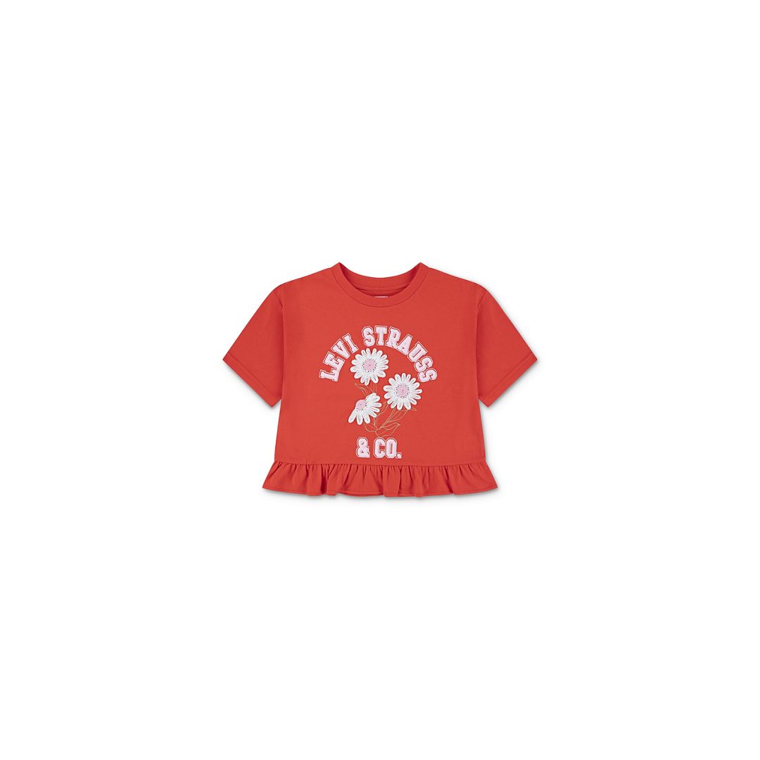 Levi's Levis Peplum Top Big Girls S-xl S In Red