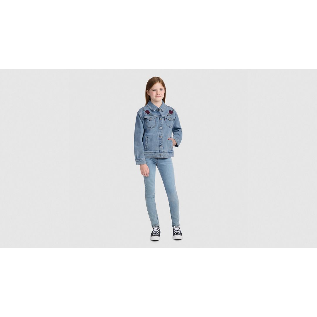 Levi's Levis Oversized Western Trucker Jacket Big Girls S-xl Xl