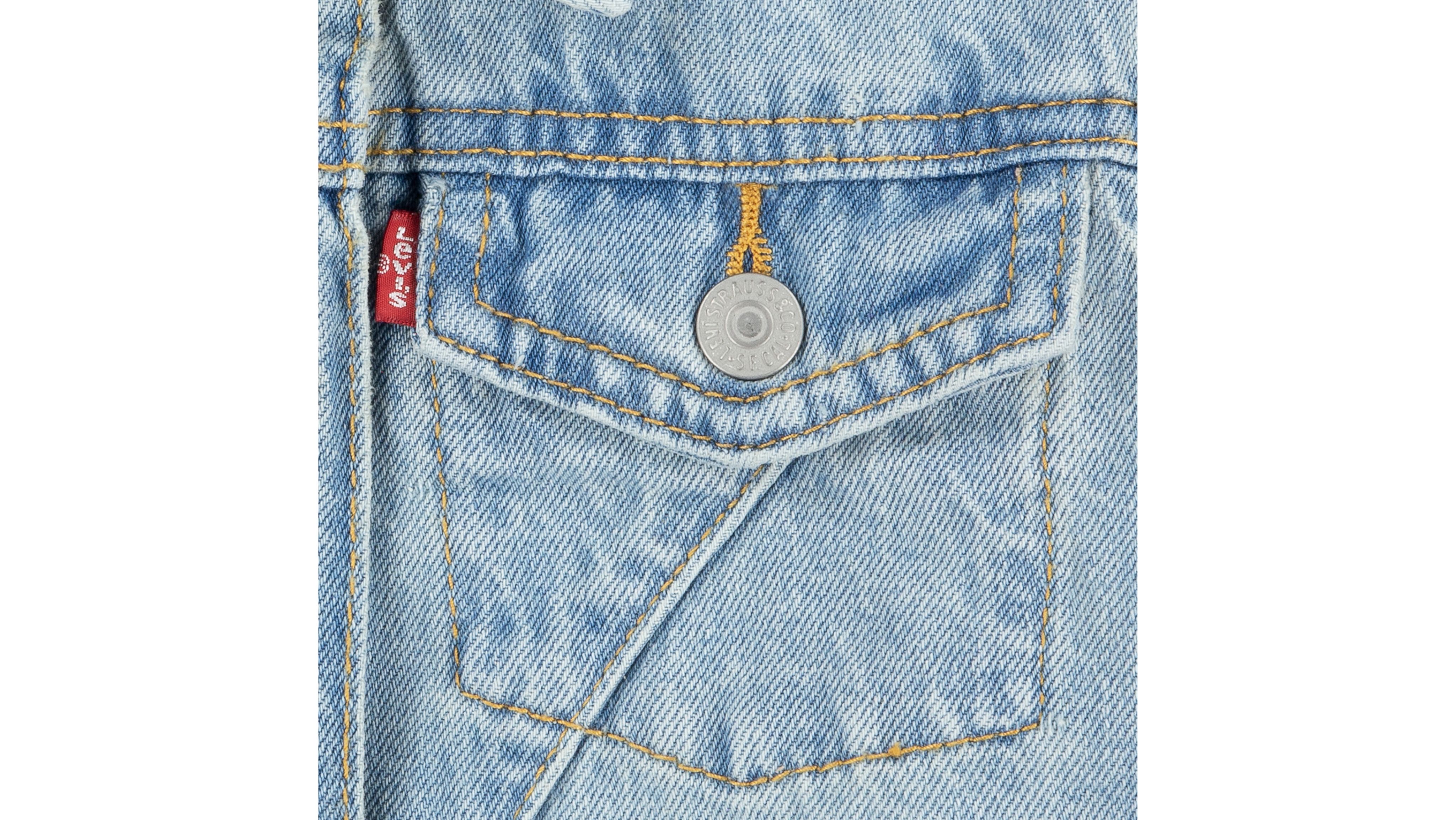 Levi's Levis Oversized Scrunchie Trucker Jacket Little Girls 4-6x 6x