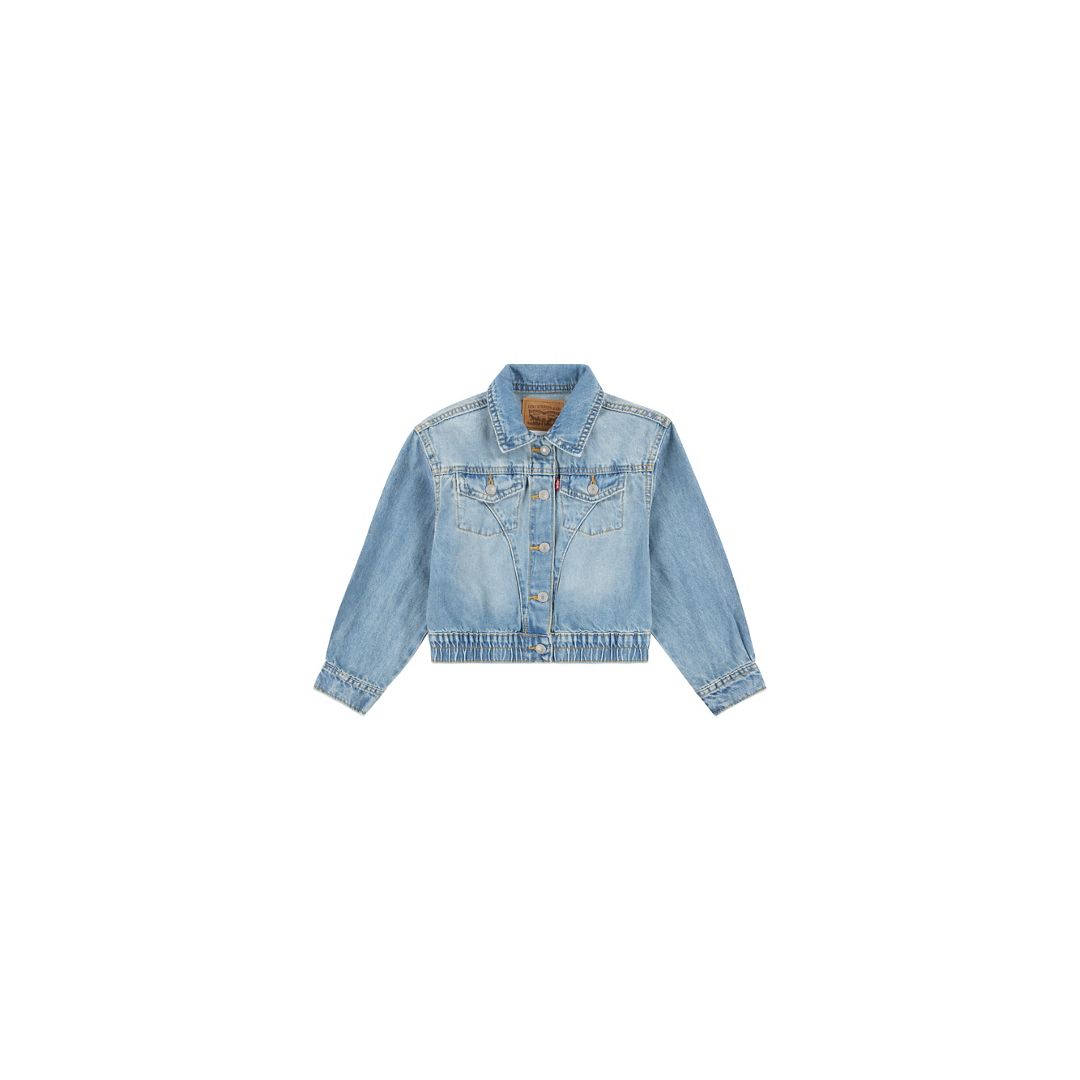 Levi's Levis Oversized Scrunchie Trucker Jacket Little Girls 4-6x 6x