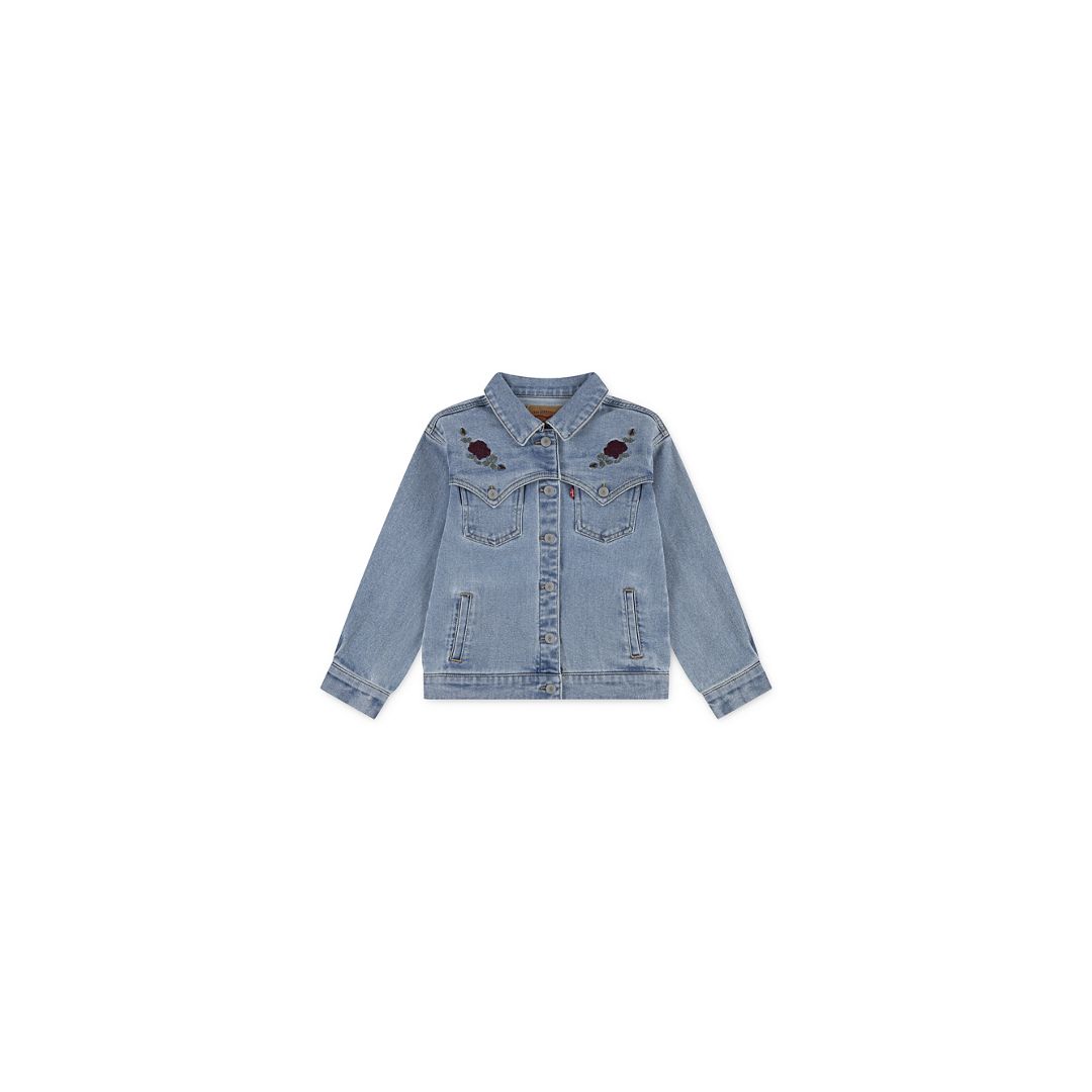 Levi's Levis Oversized Western Trucker Jacket Little Girls 4-6x 6x