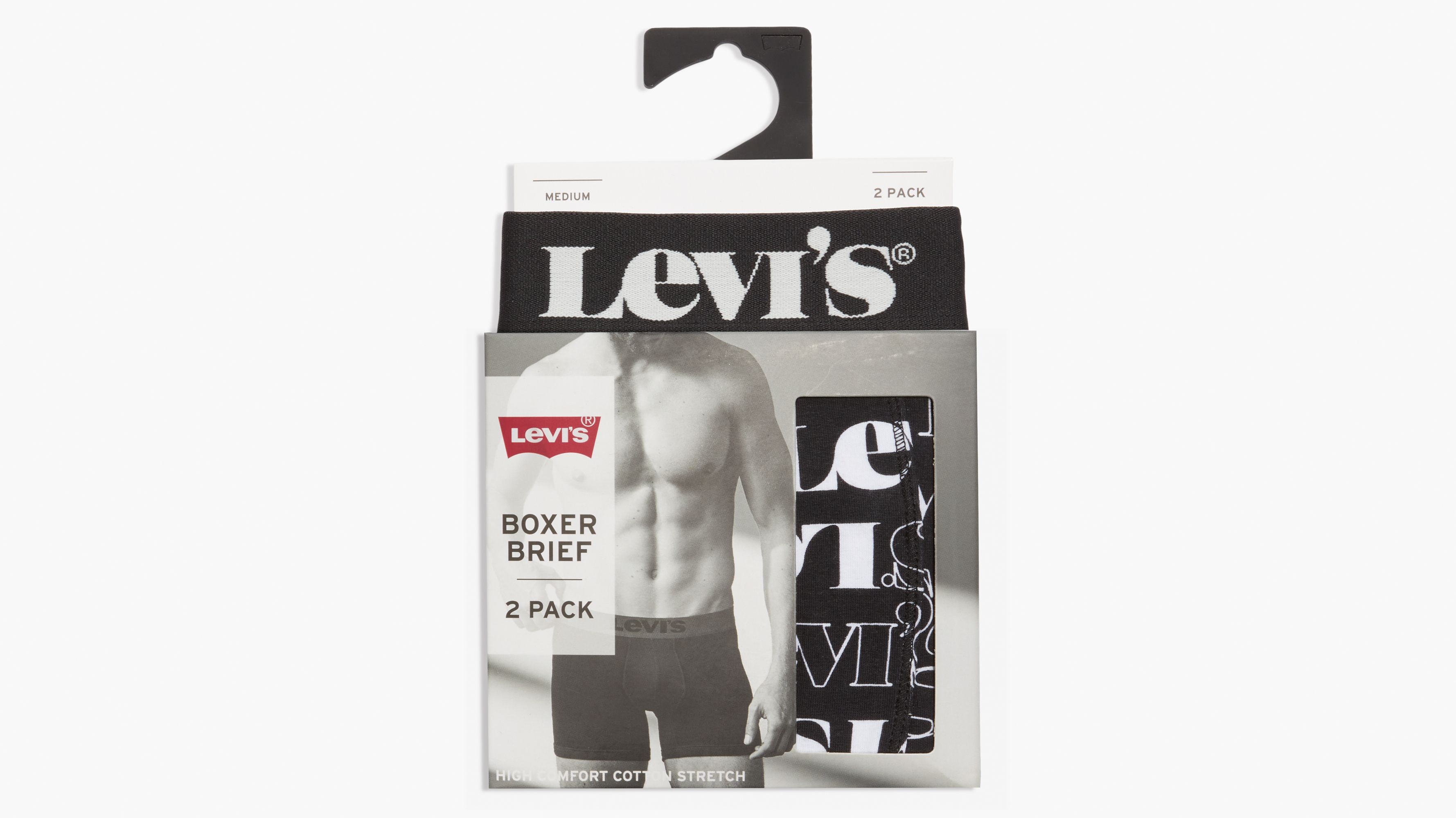 Levi's® Modern Vintage Logo Boxer Brief (2 Pack) 2
