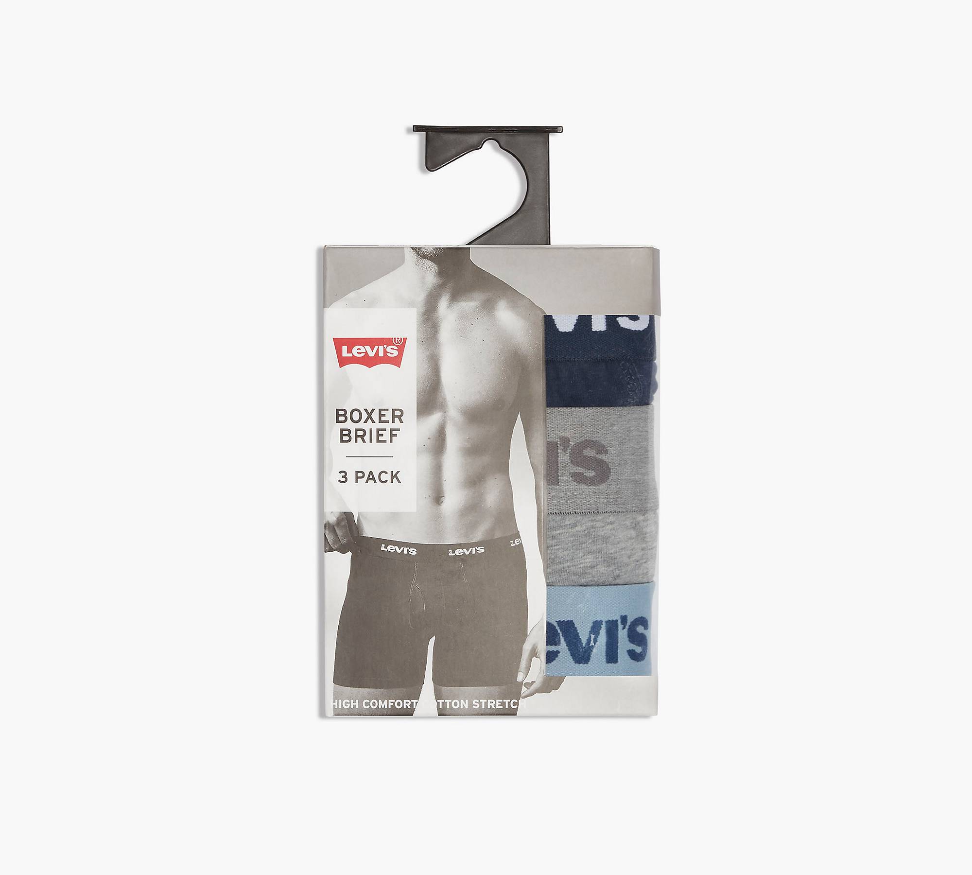 Members Mark Underwear - Stretch Boxer Briefs (5 Pack), Black