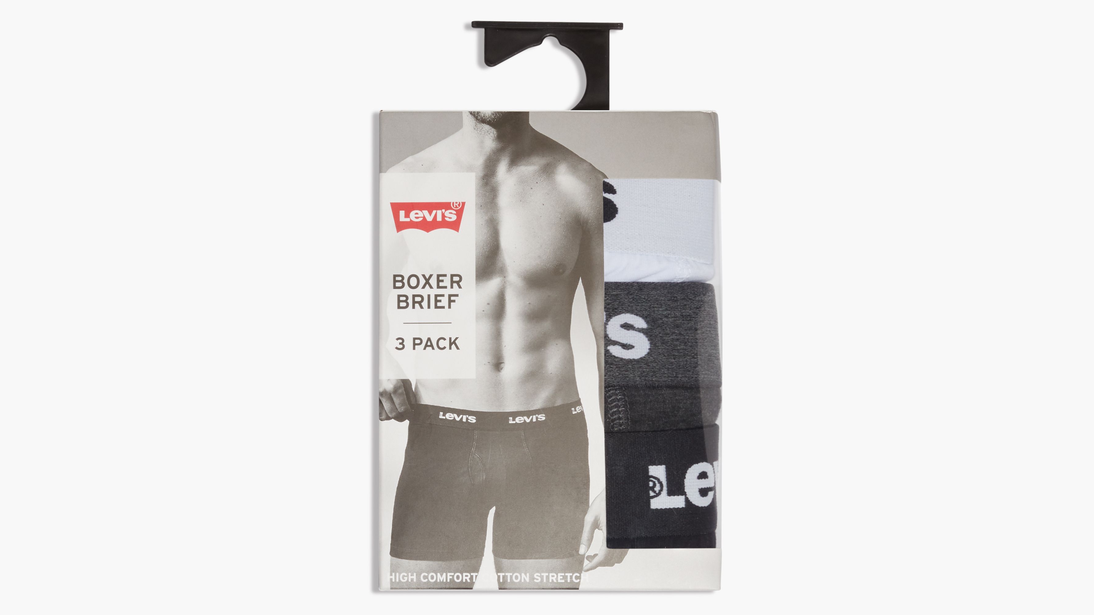 3-Pack SILVER Boxer Briefs Silver Bells