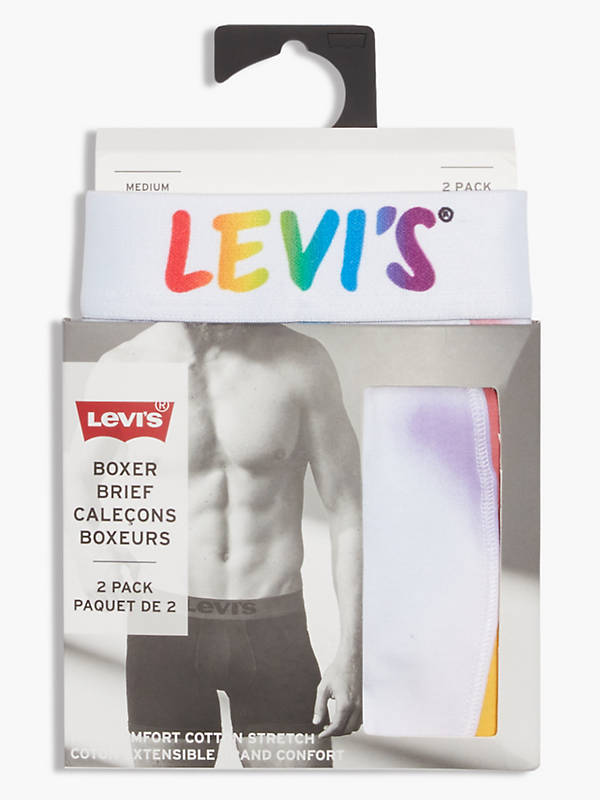 Levi's® Pride Boxer Brief (2 Pack) - Multi-color | Levi's® CA