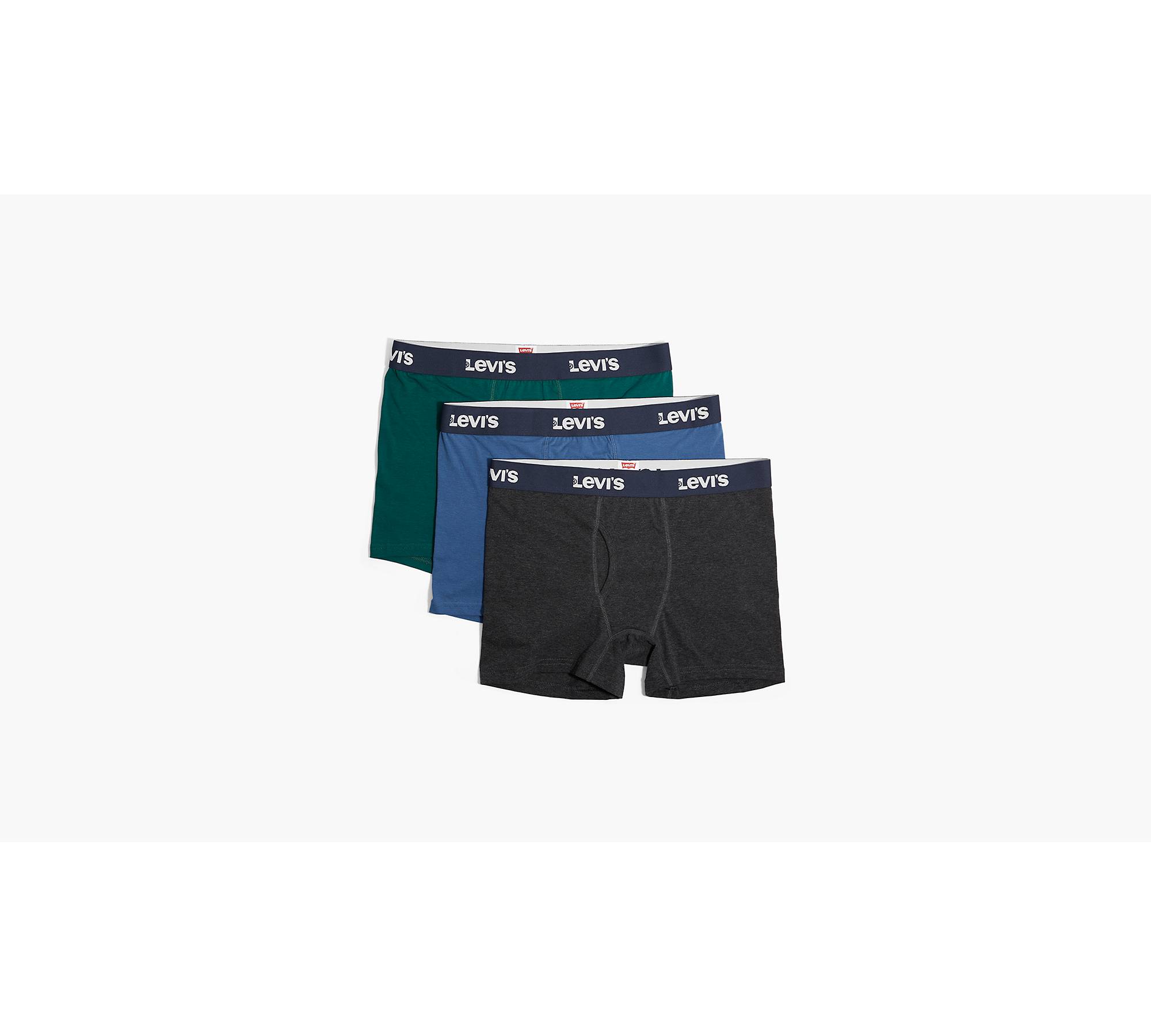 Solid Boxer Briefs (3 Pack) - Multi-color | Levi's® US