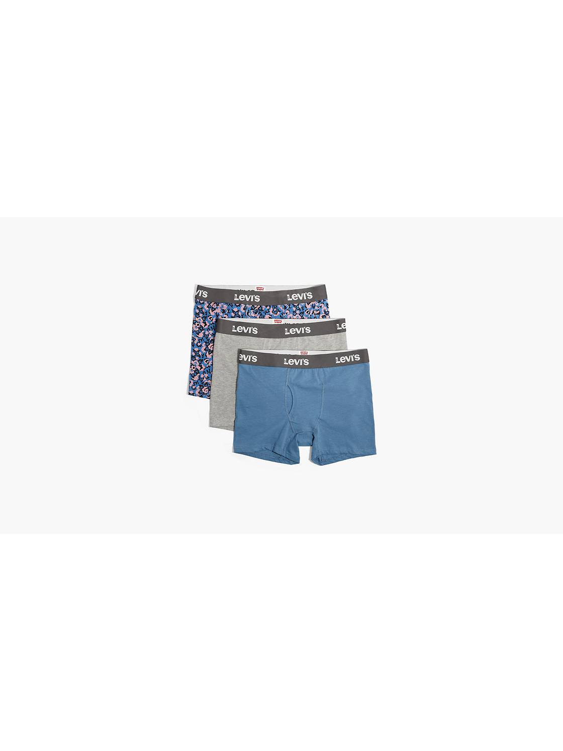 Levi's Men's Underwear Big and Tall Underwear for Men 1X - 6X Men's Boxer  Briefs, Blue/Grey/Navy : : Everything Else