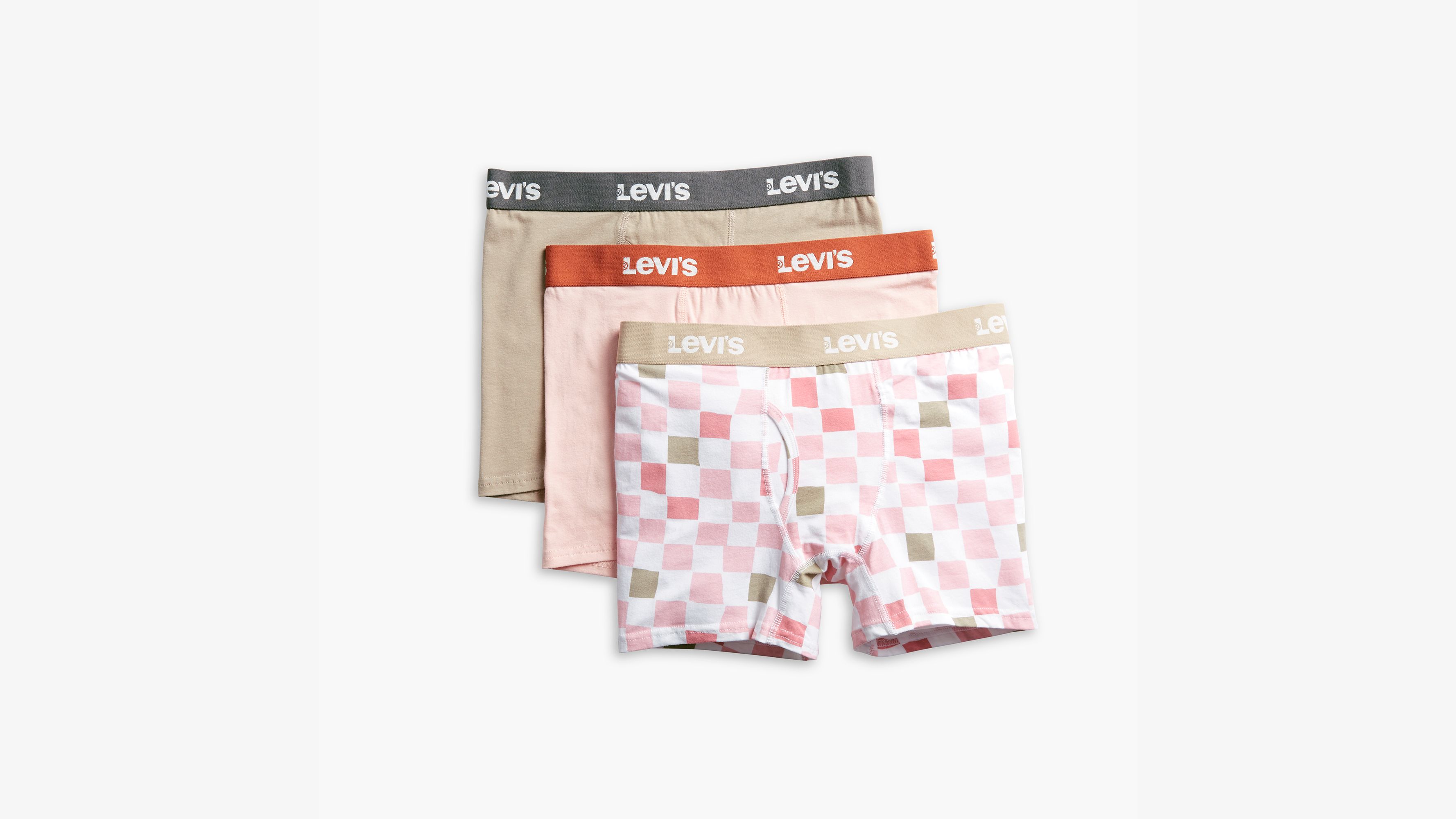 Checkerboard Boxer Briefs 3 Pack Multi color Levi s US