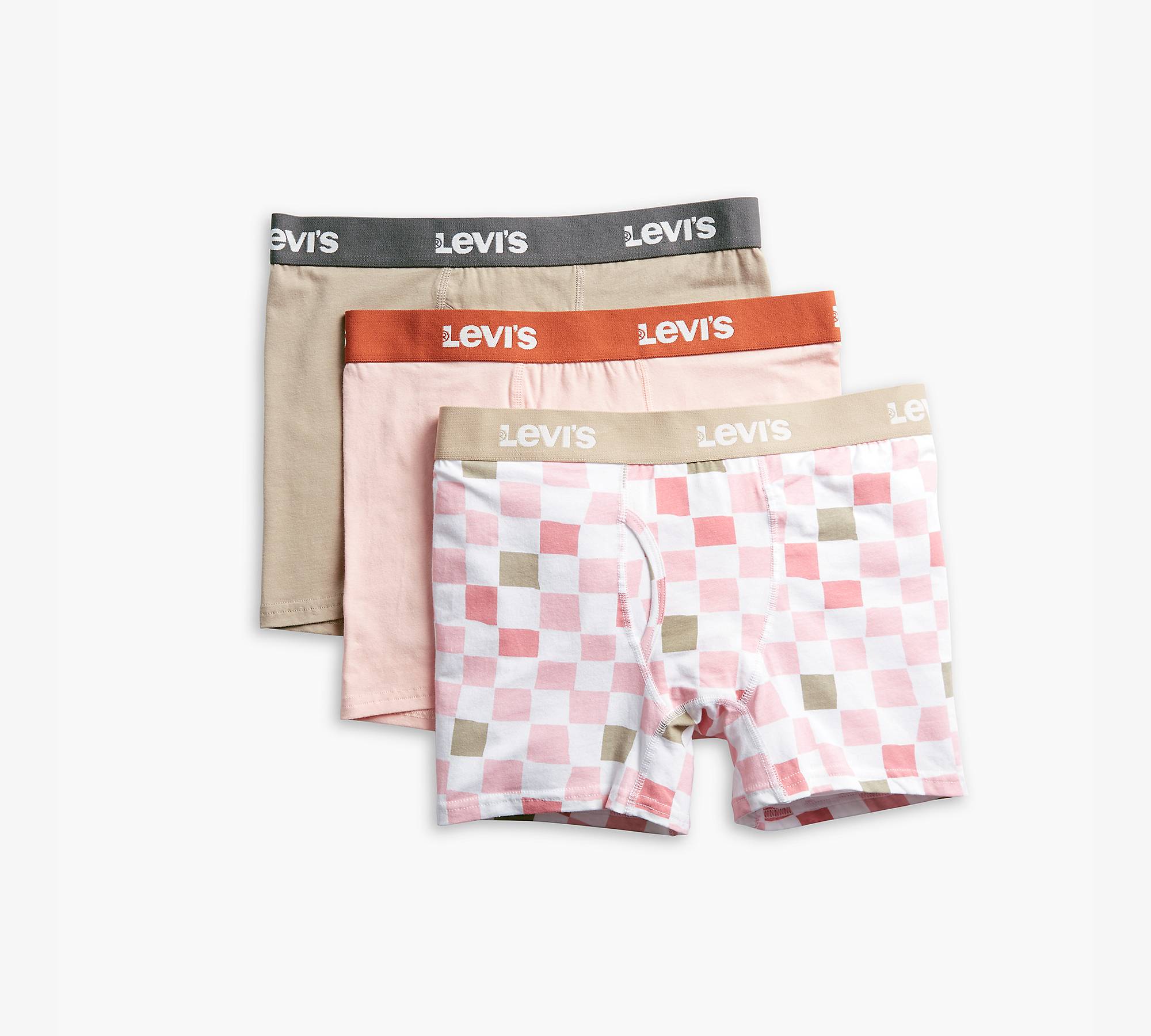 Checkerboard Boxer Briefs (3 Pack) - Multi-color | Levi's® US